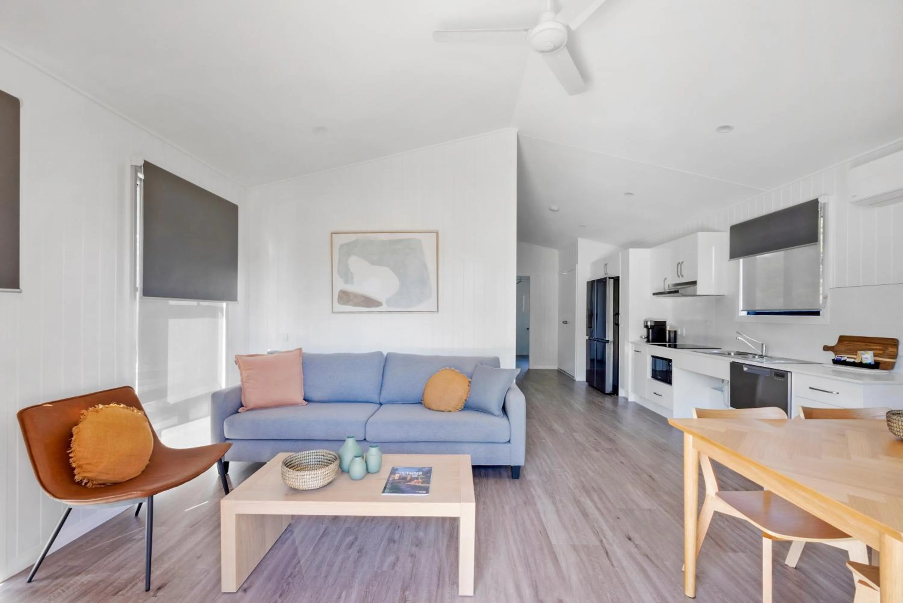 Living room in Reflections Forster Beach - Holiday Park