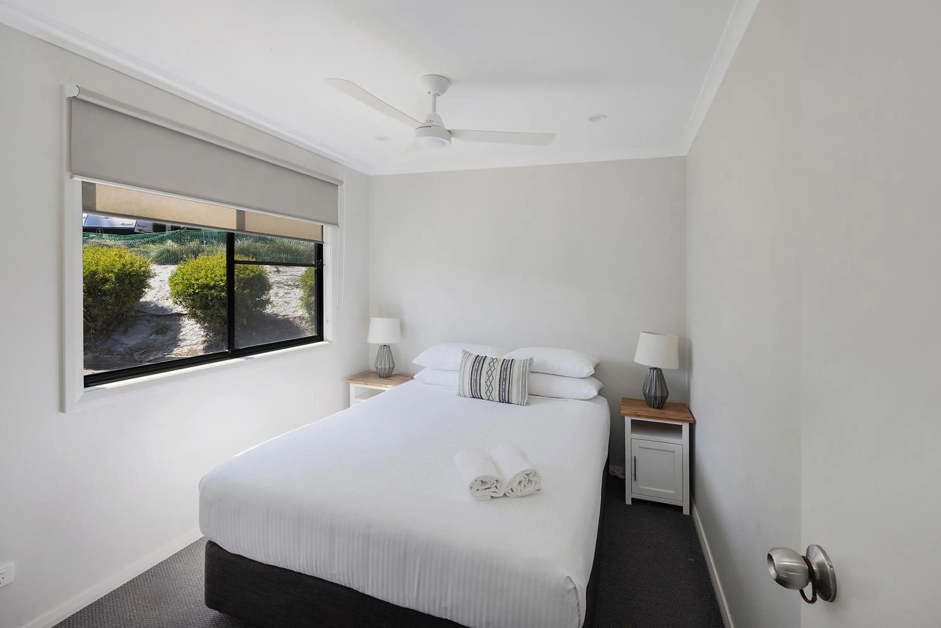 Bedroom, Bed in Reflections Forster Beach - Holiday Park