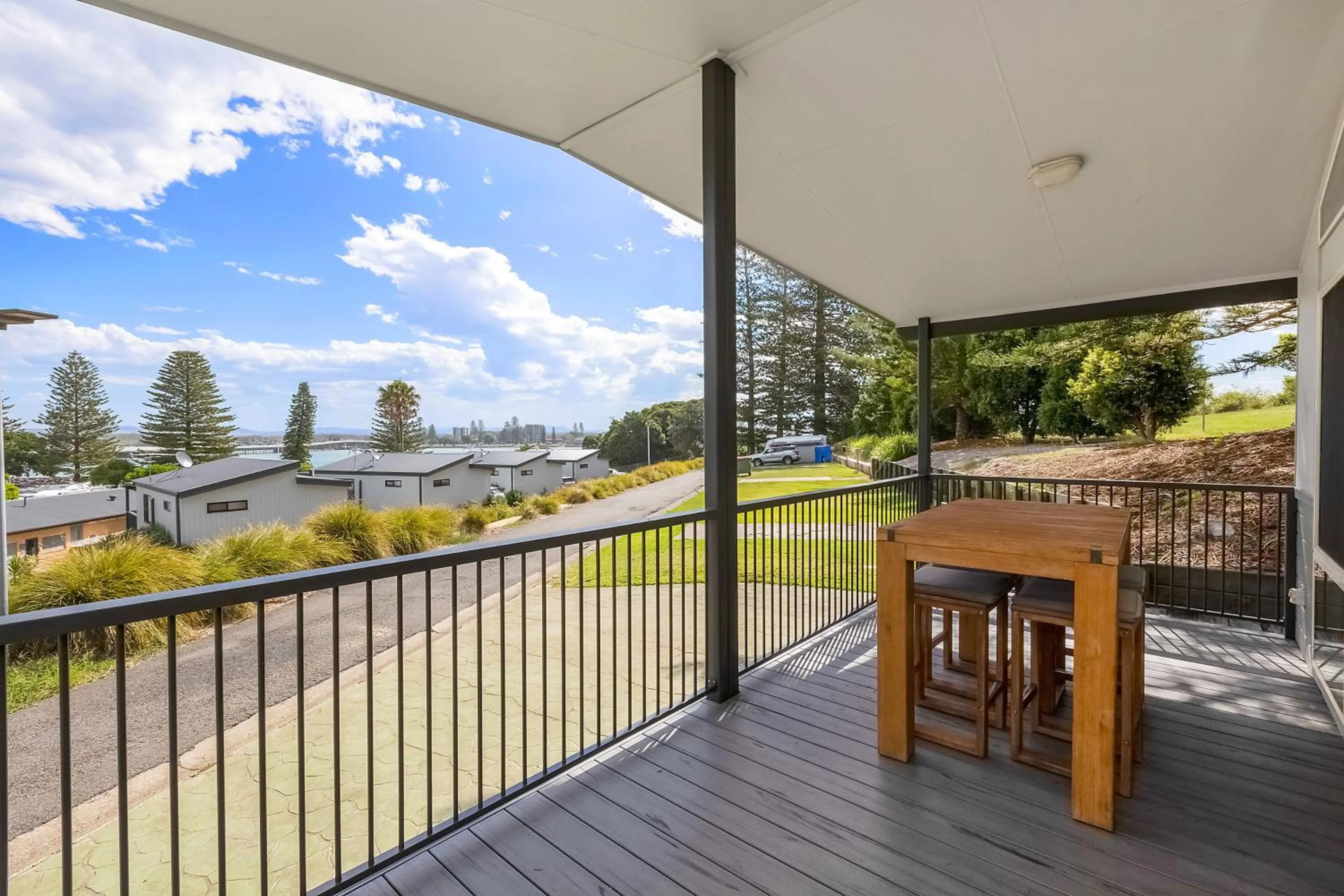 Balcony/Terrace in Reflections Forster Beach - Holiday Park