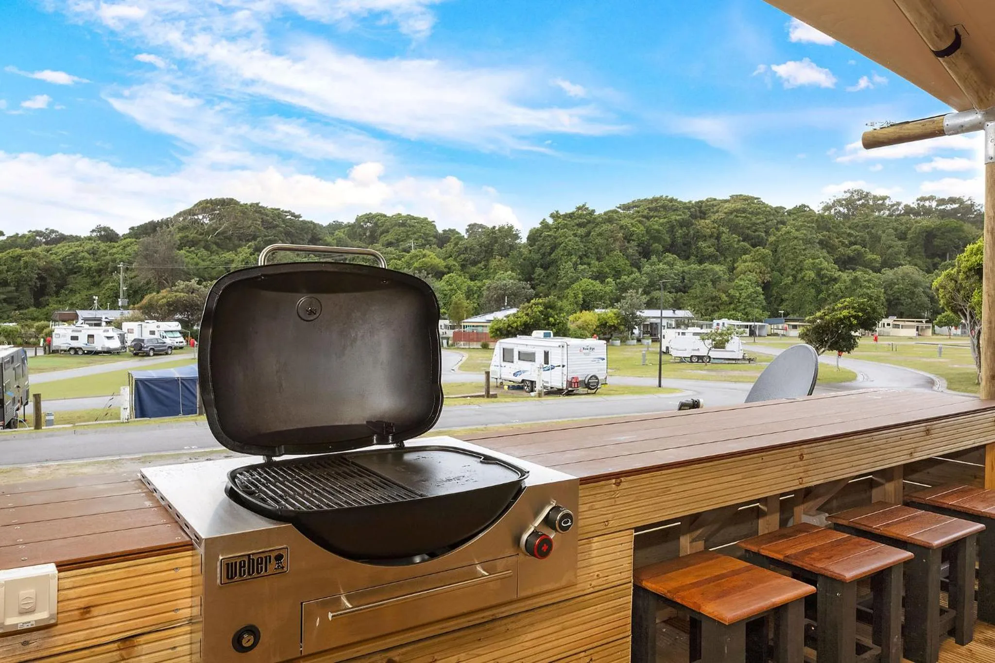 BBQ facilities in Reflections Seal Rocks - Holiday Park