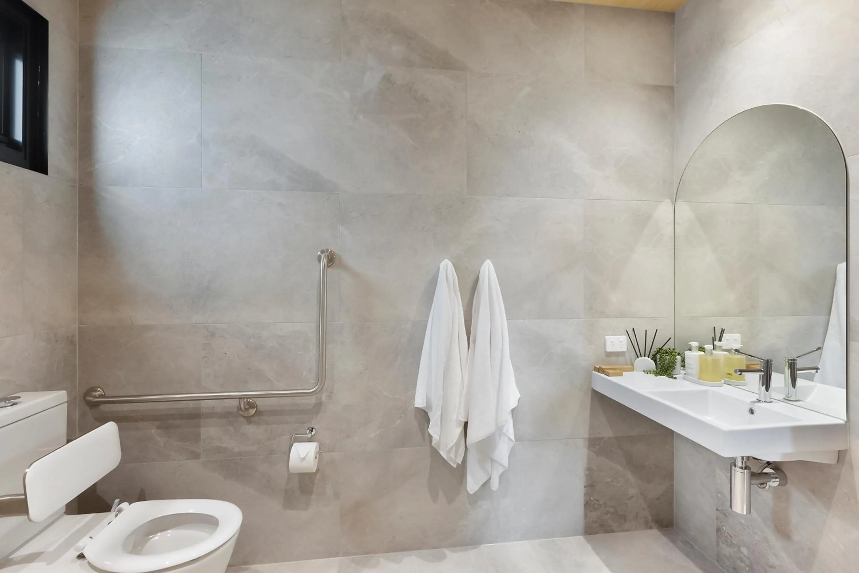 Bathroom in Reflections Hawks Nest - Holiday Park