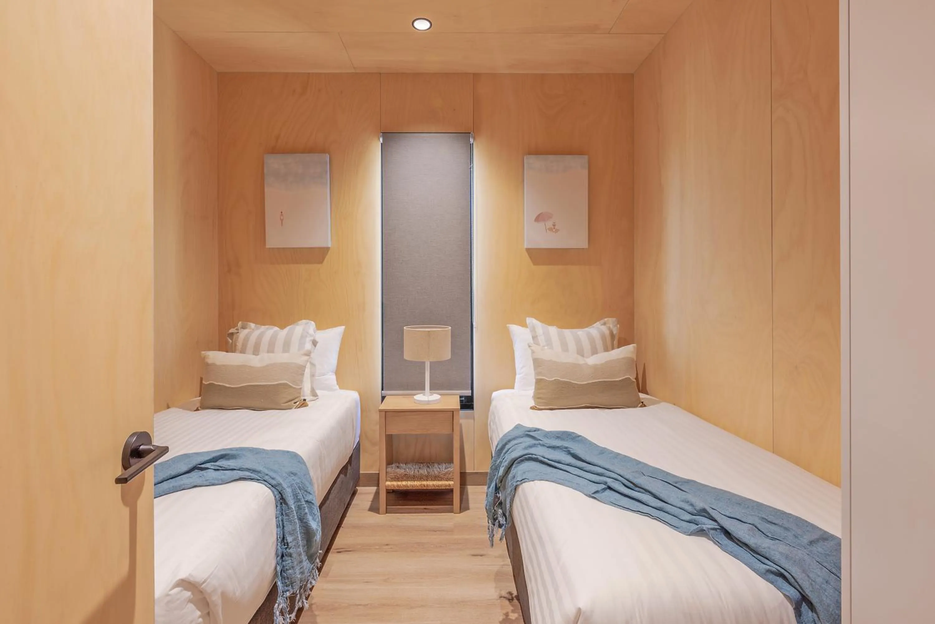 Bedroom, Bed in Reflections Hawks Nest - Holiday Park