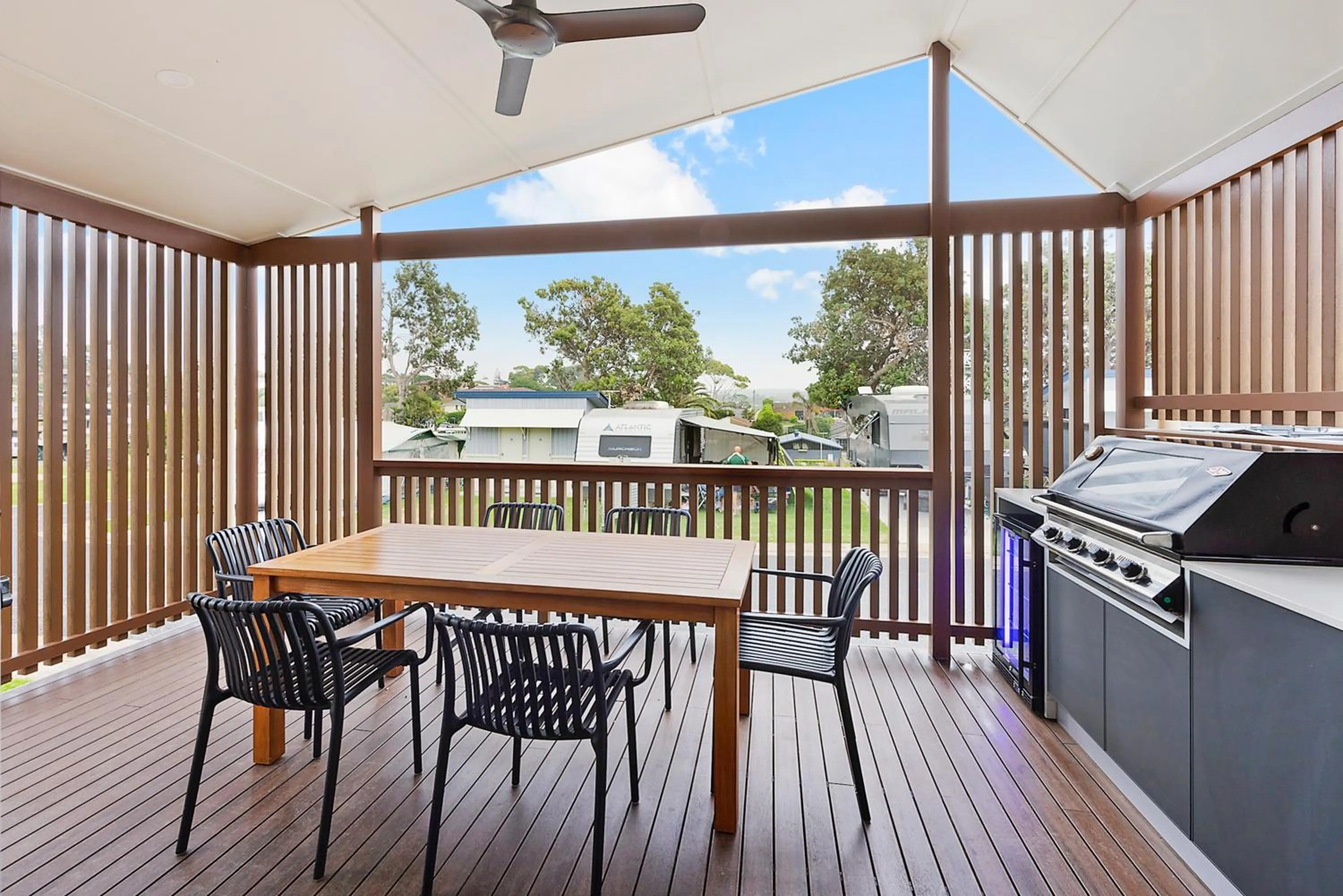 BBQ facilities in Reflections Bermagui - Holiday Park