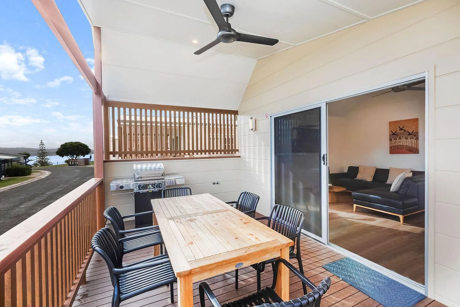 BBQ facilities in Reflections Bermagui - Holiday Park