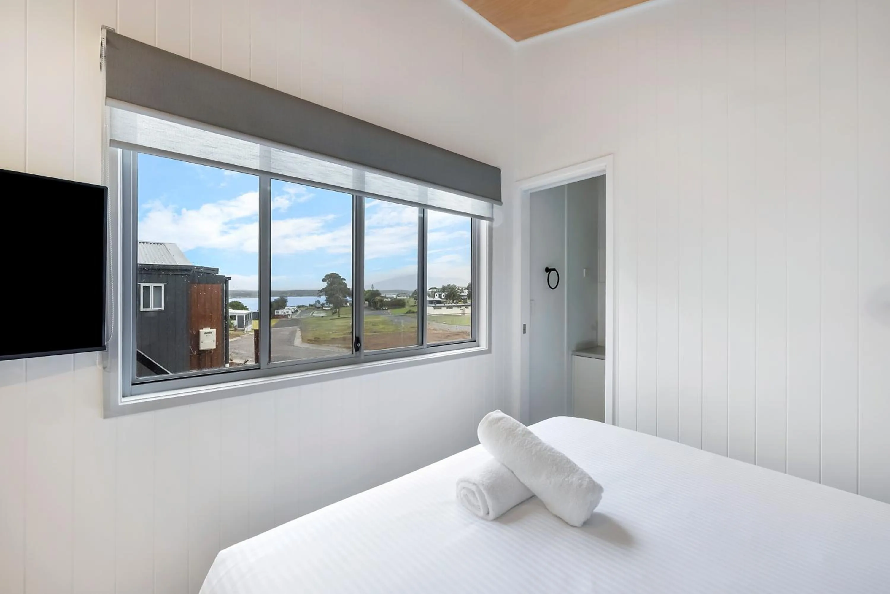 Bed in Reflections Bermagui - Holiday Park