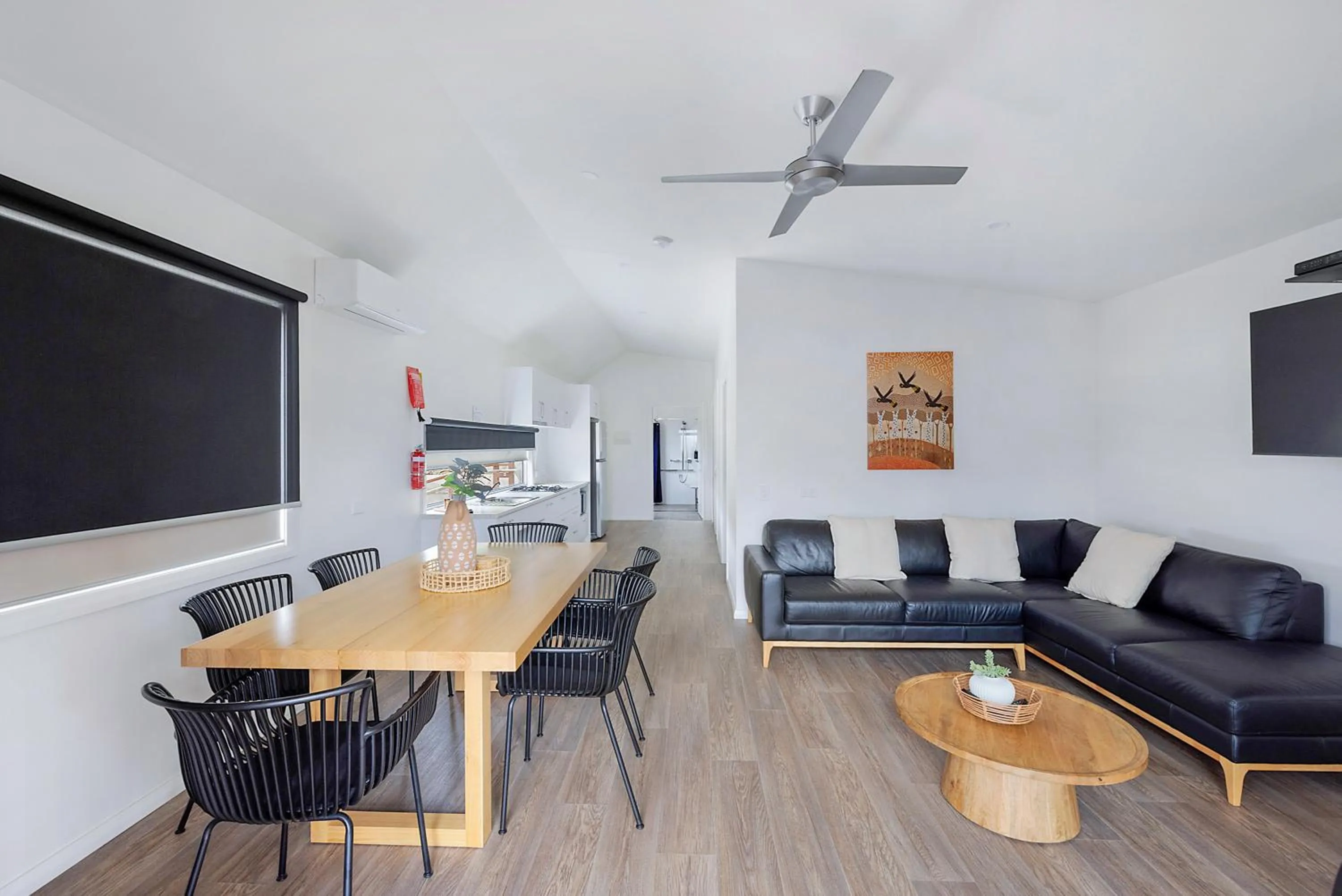 Living room in Reflections Bermagui - Holiday Park