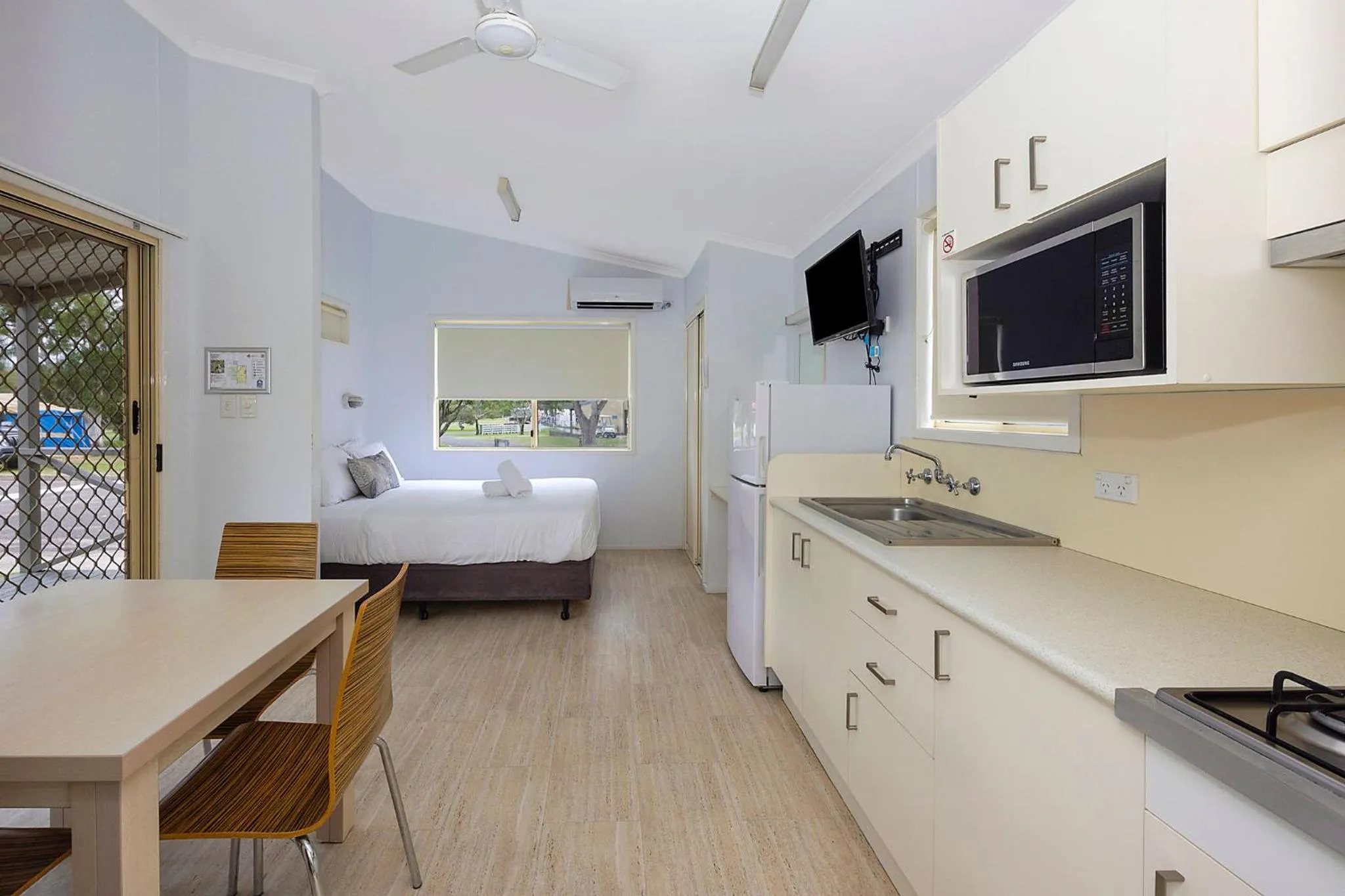 Bed in Reflections Eden - Holiday Park