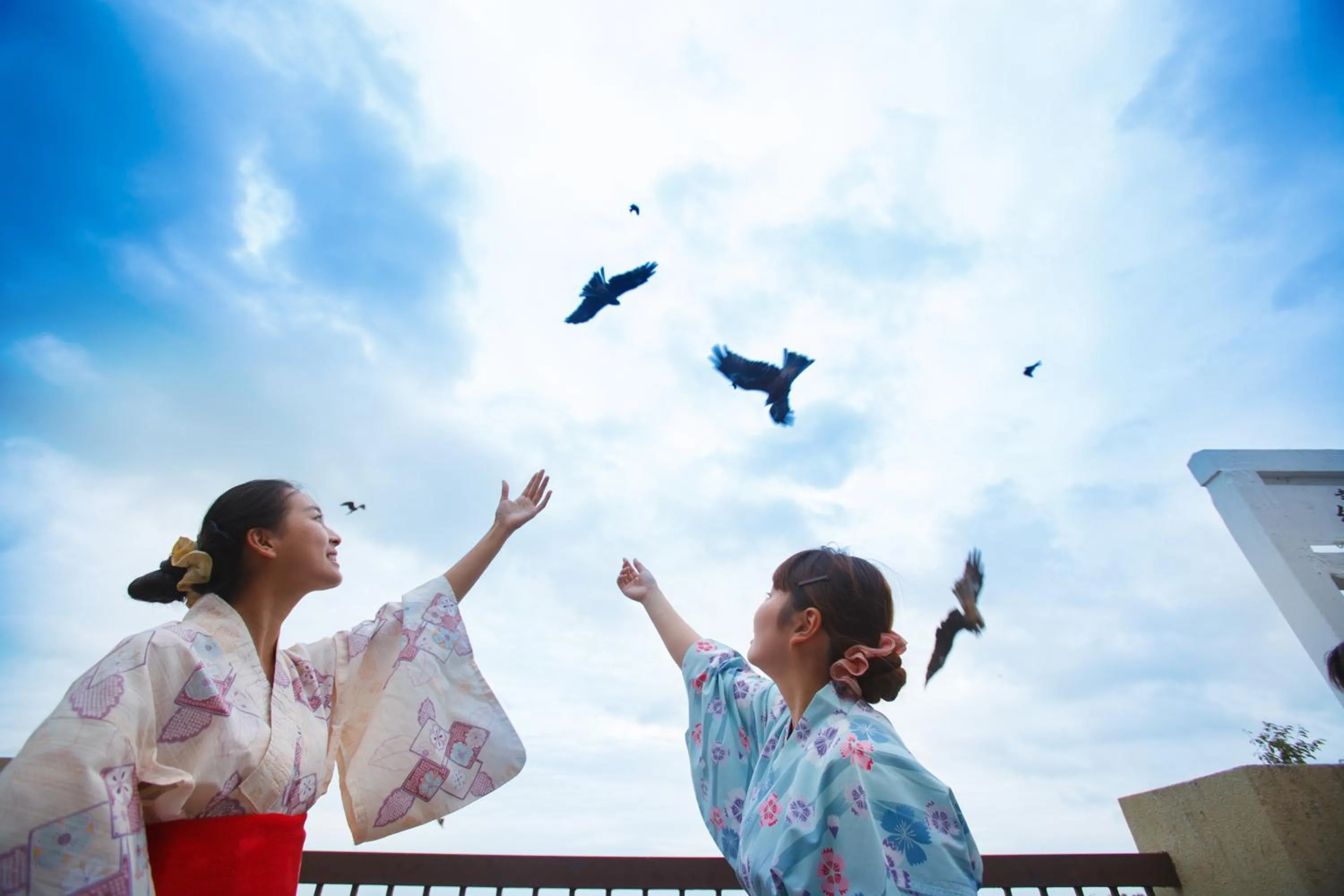 Balcony/Terrace in Ijika Daiichi Hotel Kagura