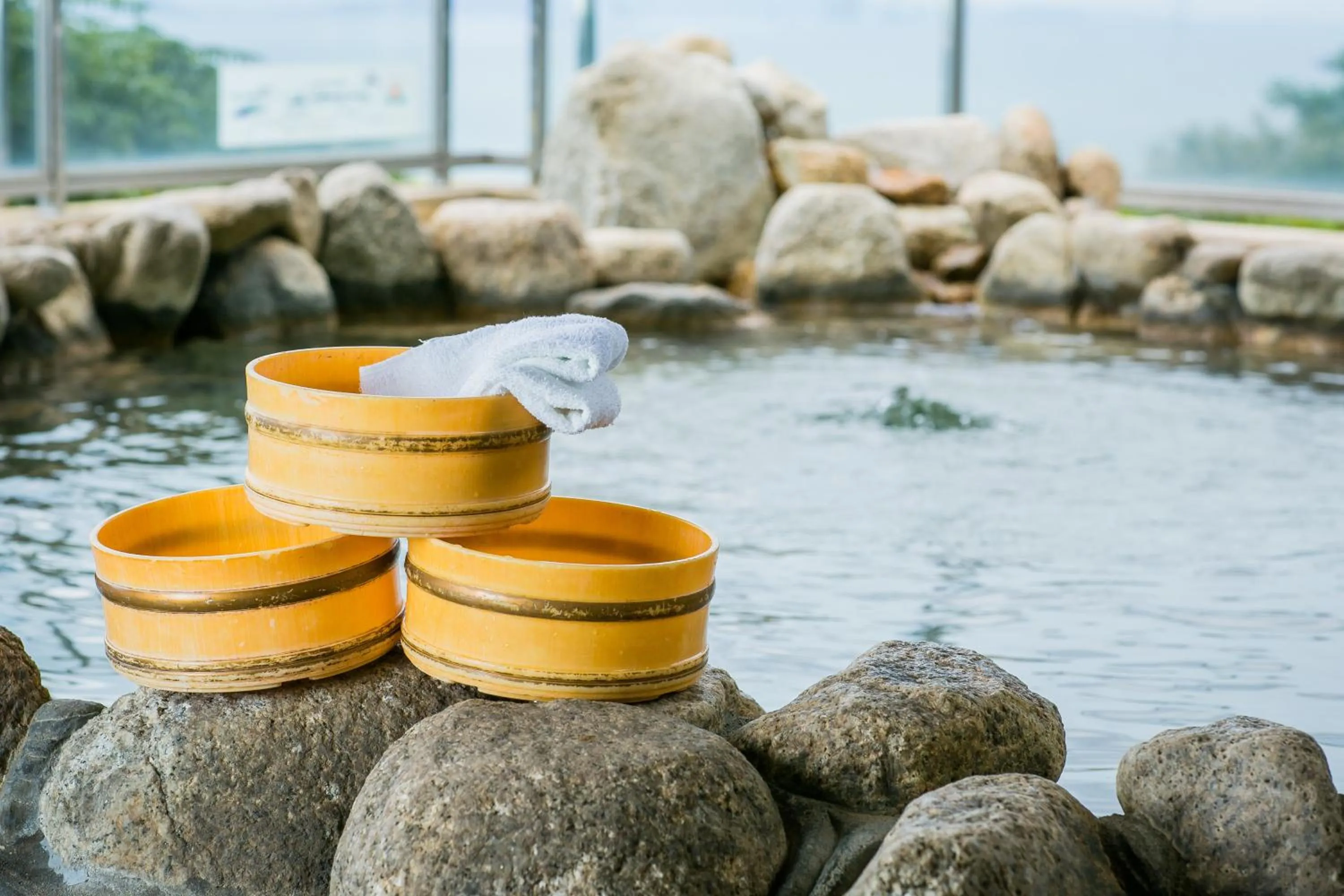 Hot Spring Bath in Ijika Daiichi Hotel Kagura