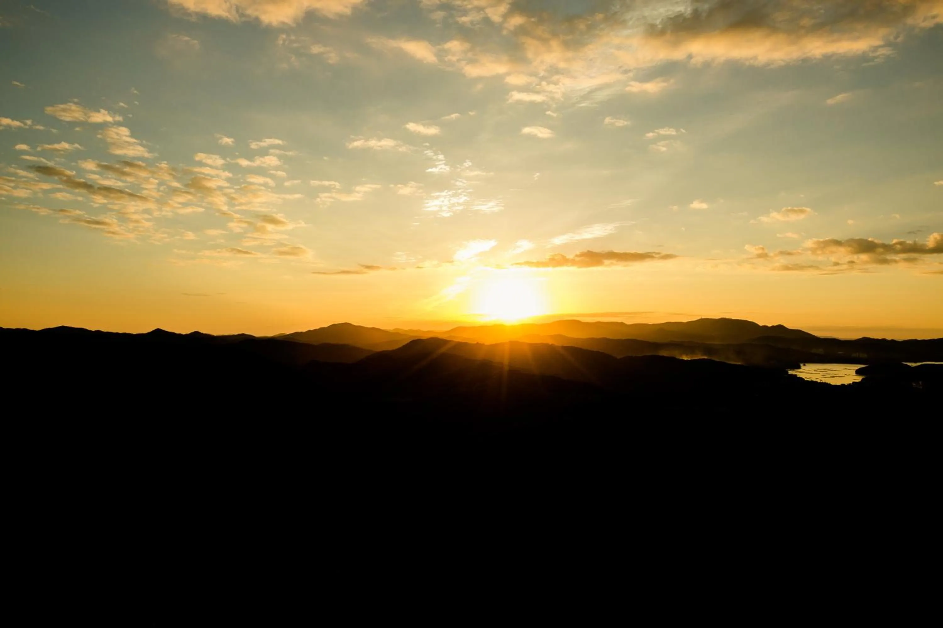 Sunset in Ijika Daiichi Hotel Kagura