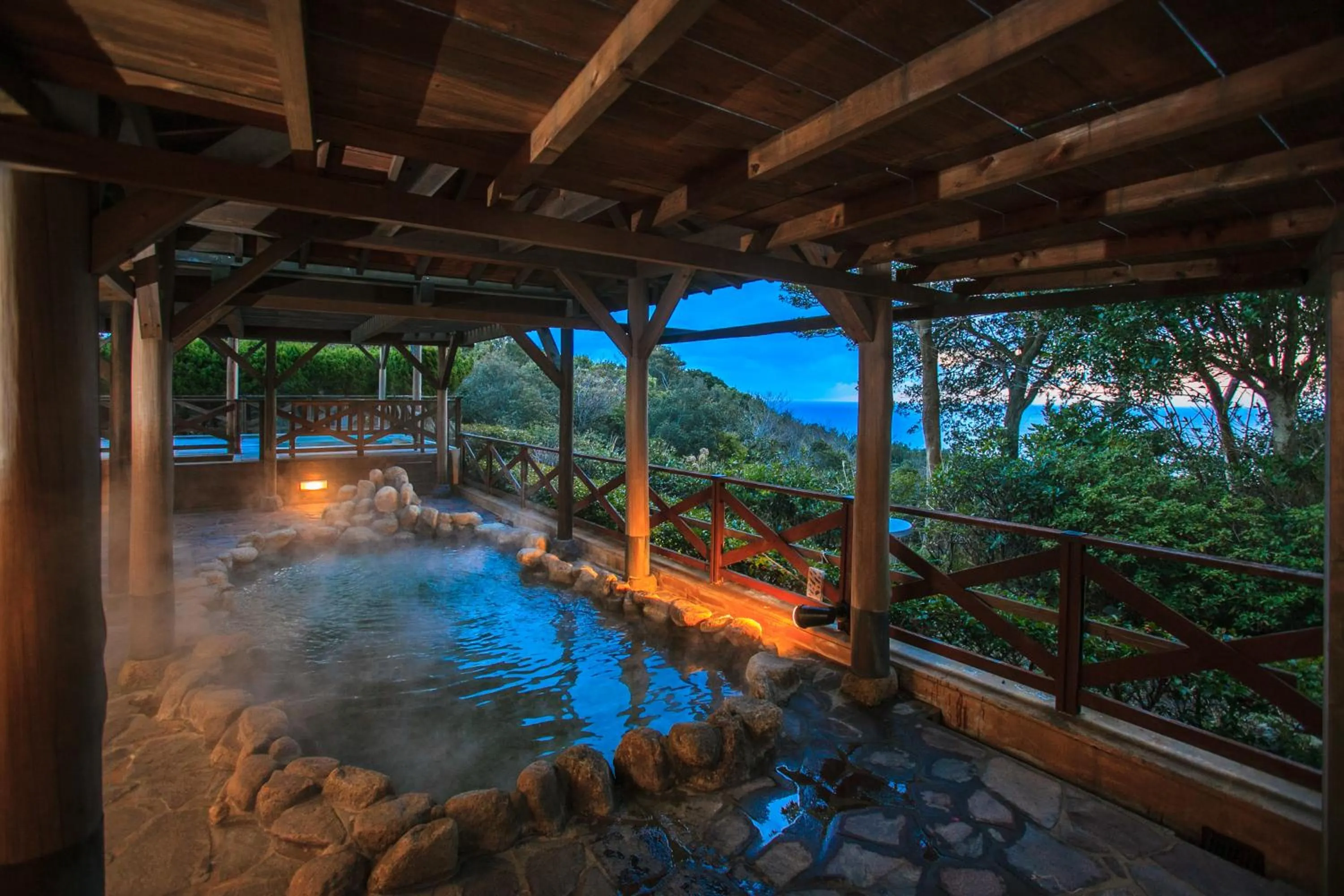 Hot Spring Bath in Ijika Daiichi Hotel Kagura
