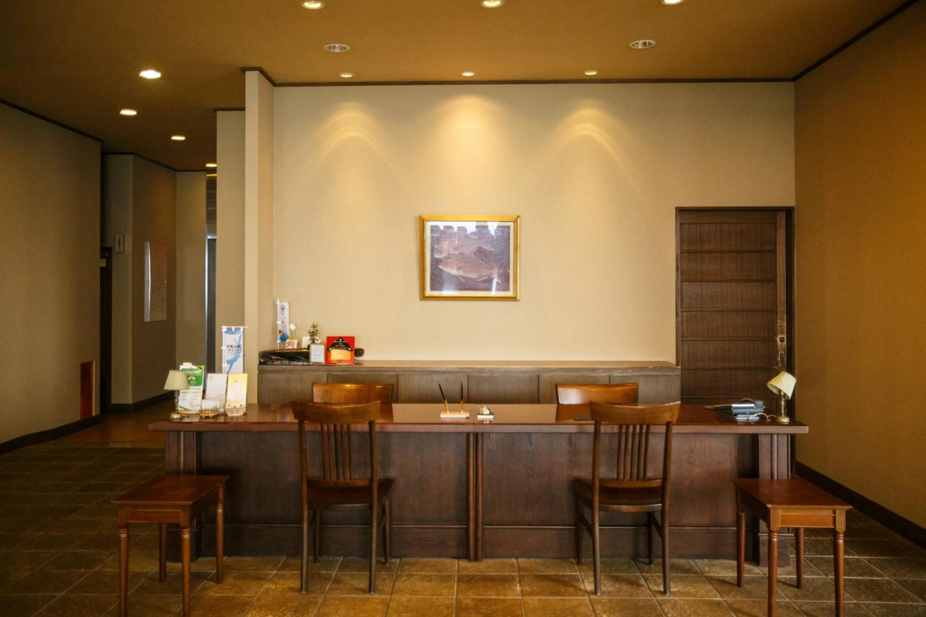 Lobby or reception in Ijika Daiichi Hotel Kagura