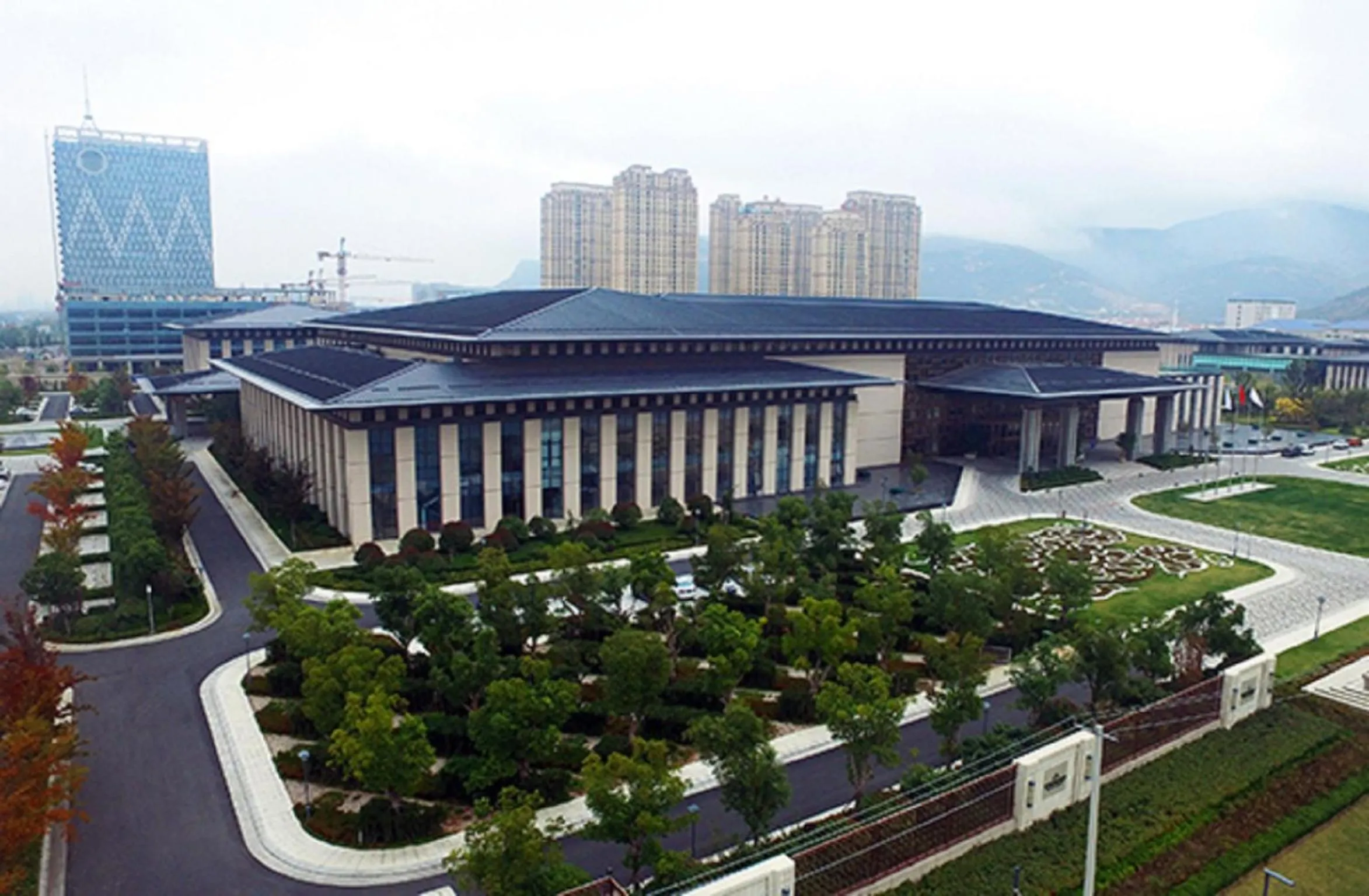 Bird's eye view in Huaguoshan Hotel
