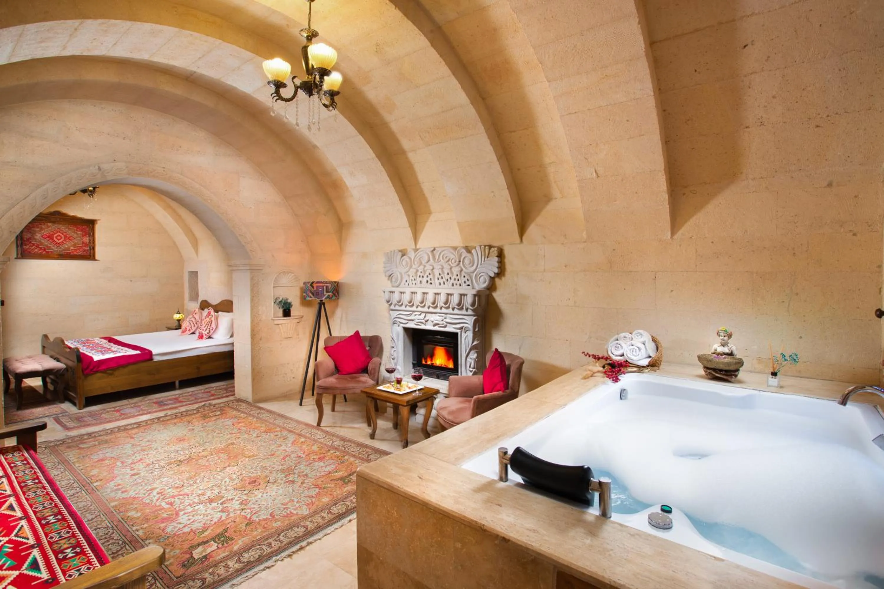 Photo of the whole room, Bed in Simera in Cappadocia - Special Class - Best View Rooftop