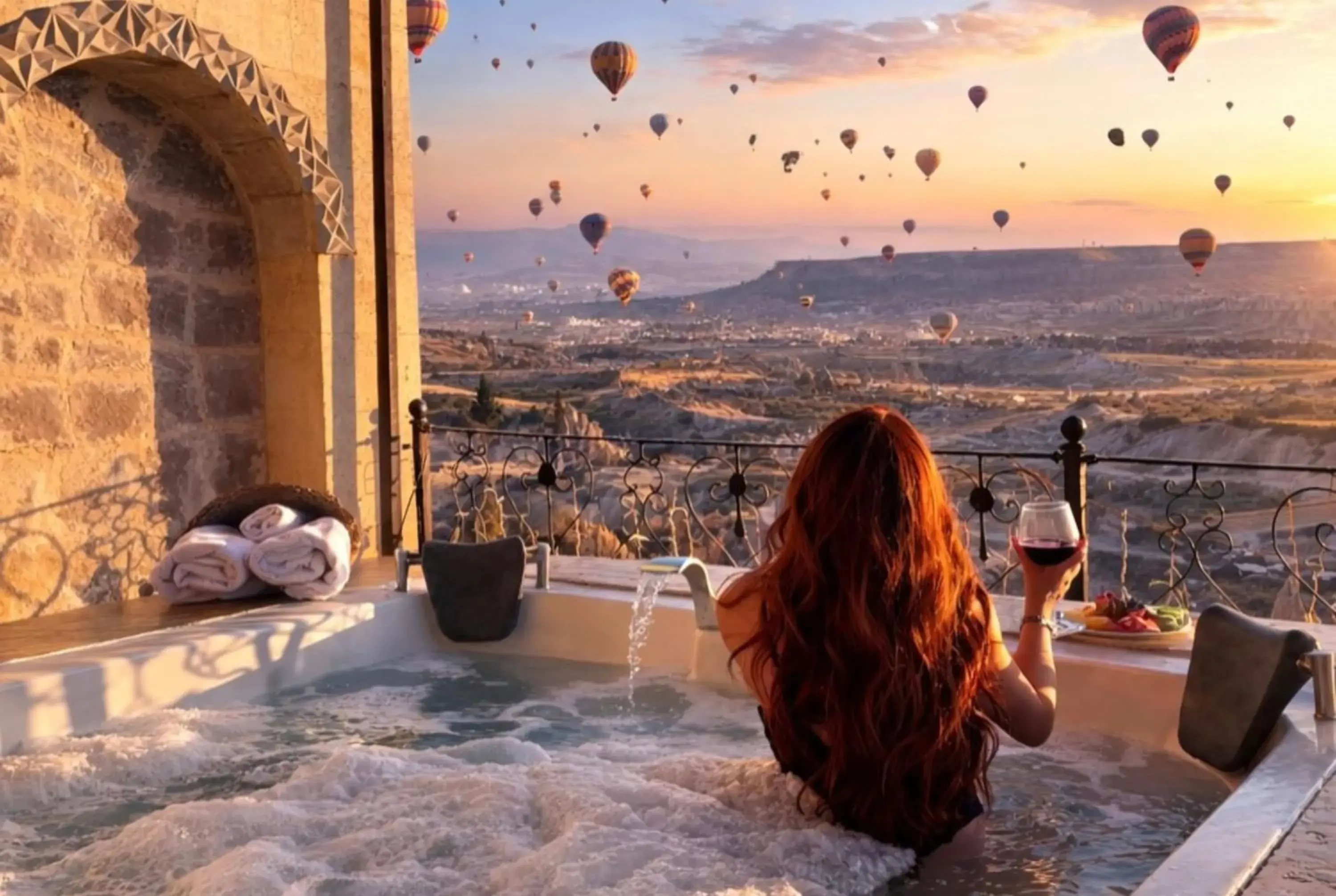 Presidential Suite Terrace & Wiev in Simera in Cappadocia - Special Class - Best View Rooftop Presidential Suite Terrace & Wiev in Simera in Cappadocia - Special Class - Best View Rooftop