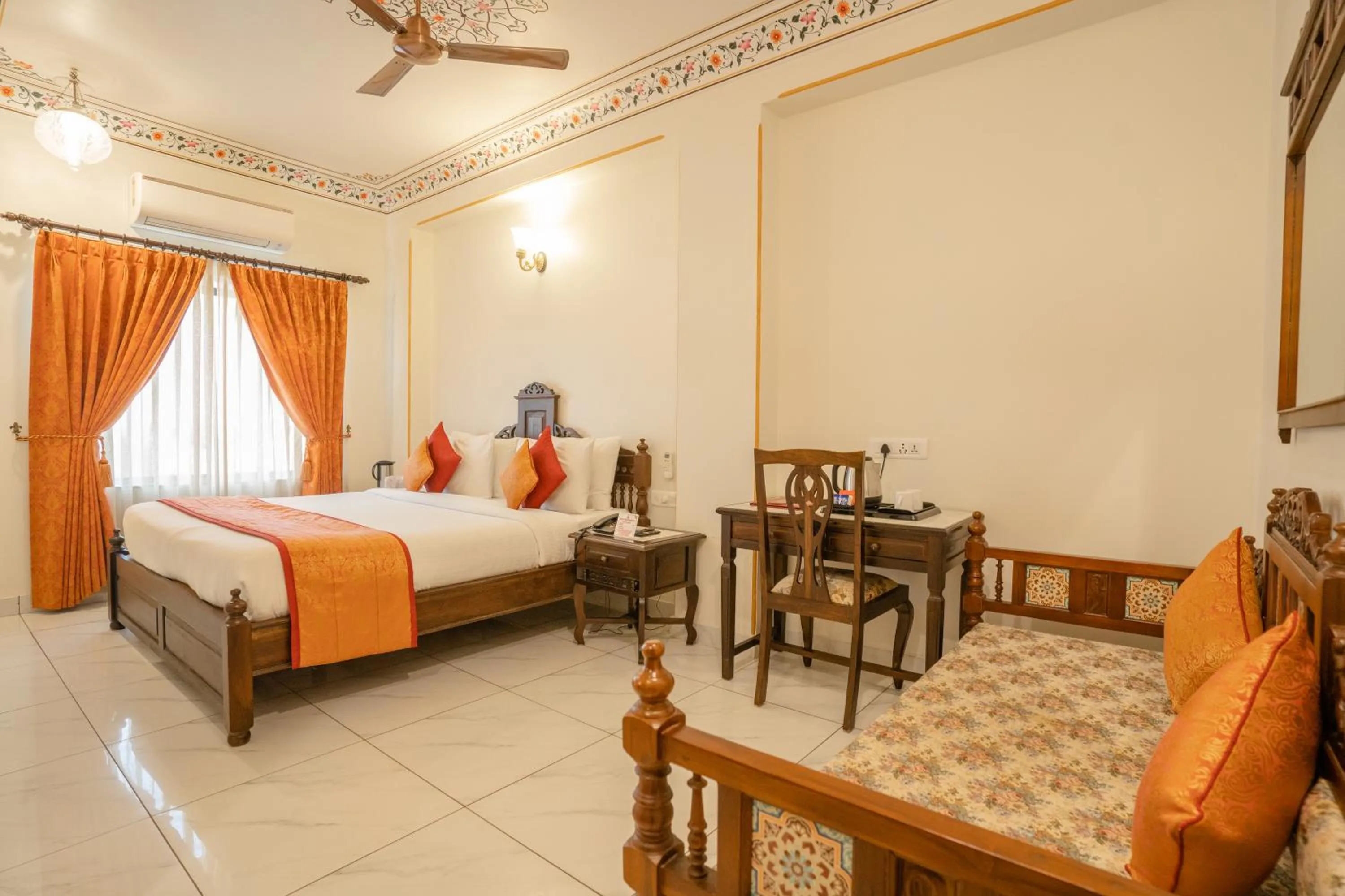 Bed in Umaid Residency - A Regal Heritage Home