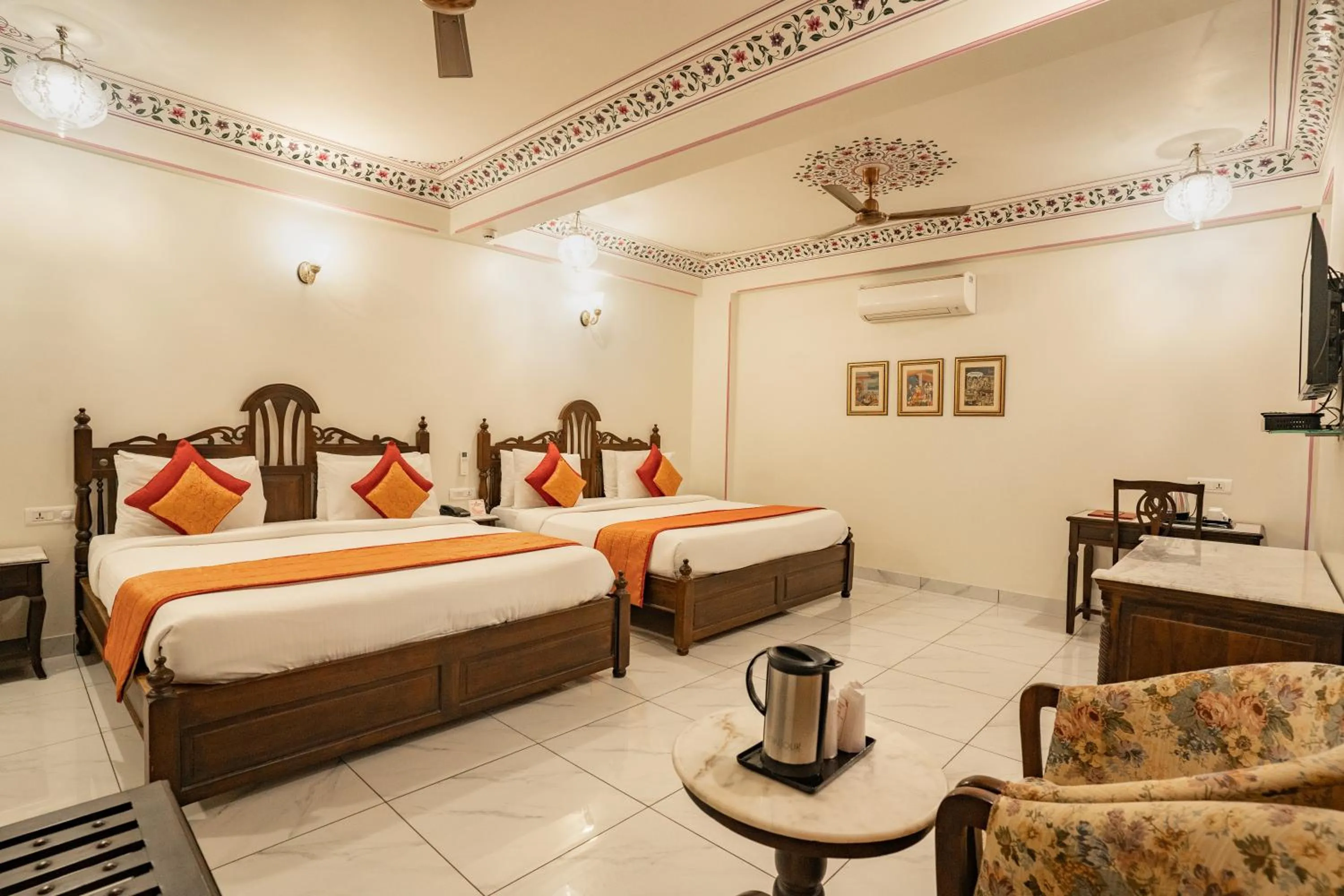 Bed in Umaid Residency - A Regal Heritage Home