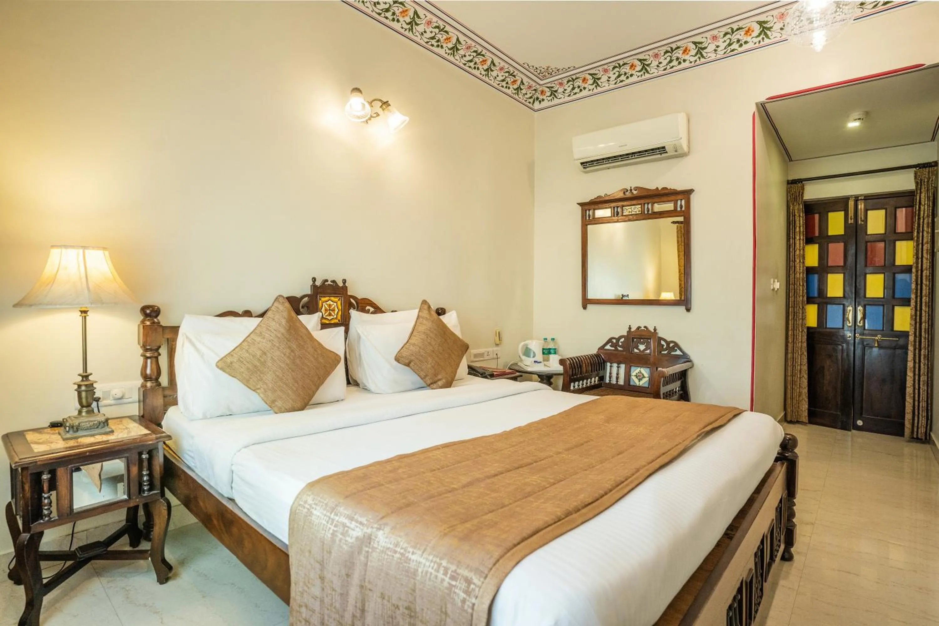 Bed in Umaid Residency - A Regal Heritage Home