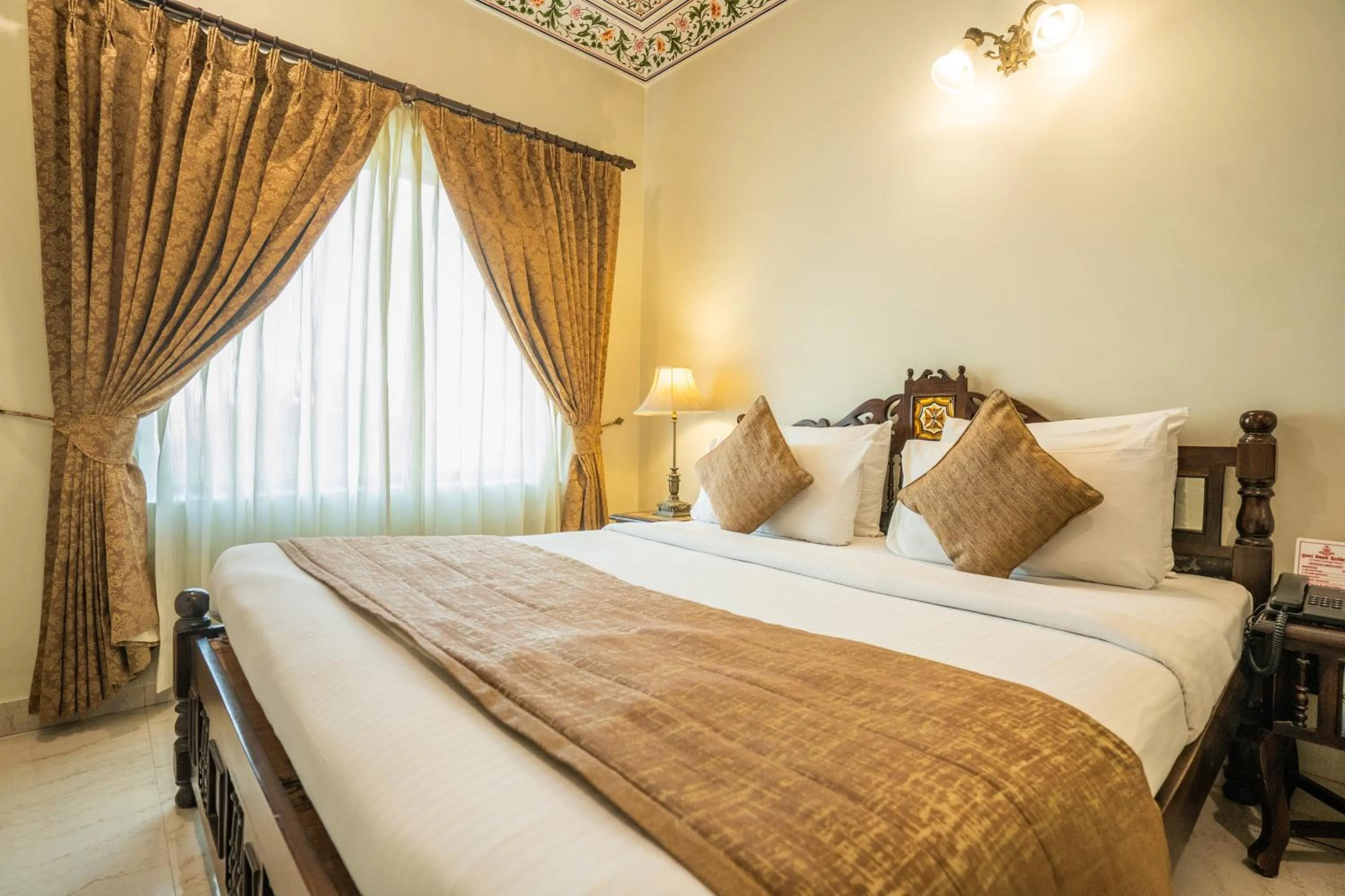 Bed in Umaid Residency - A Regal Heritage Home