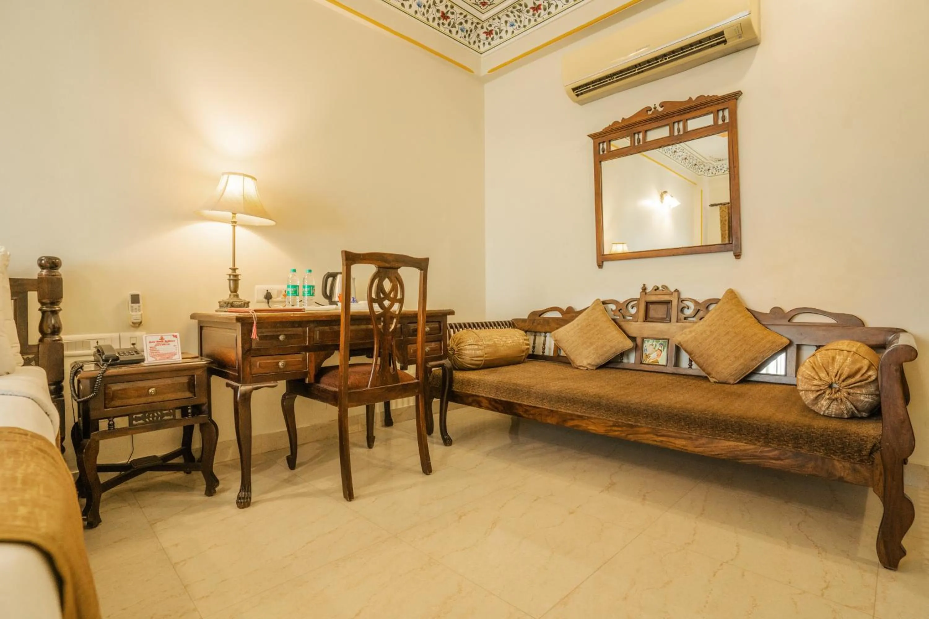 Seating area in Umaid Residency - A Regal Heritage Home