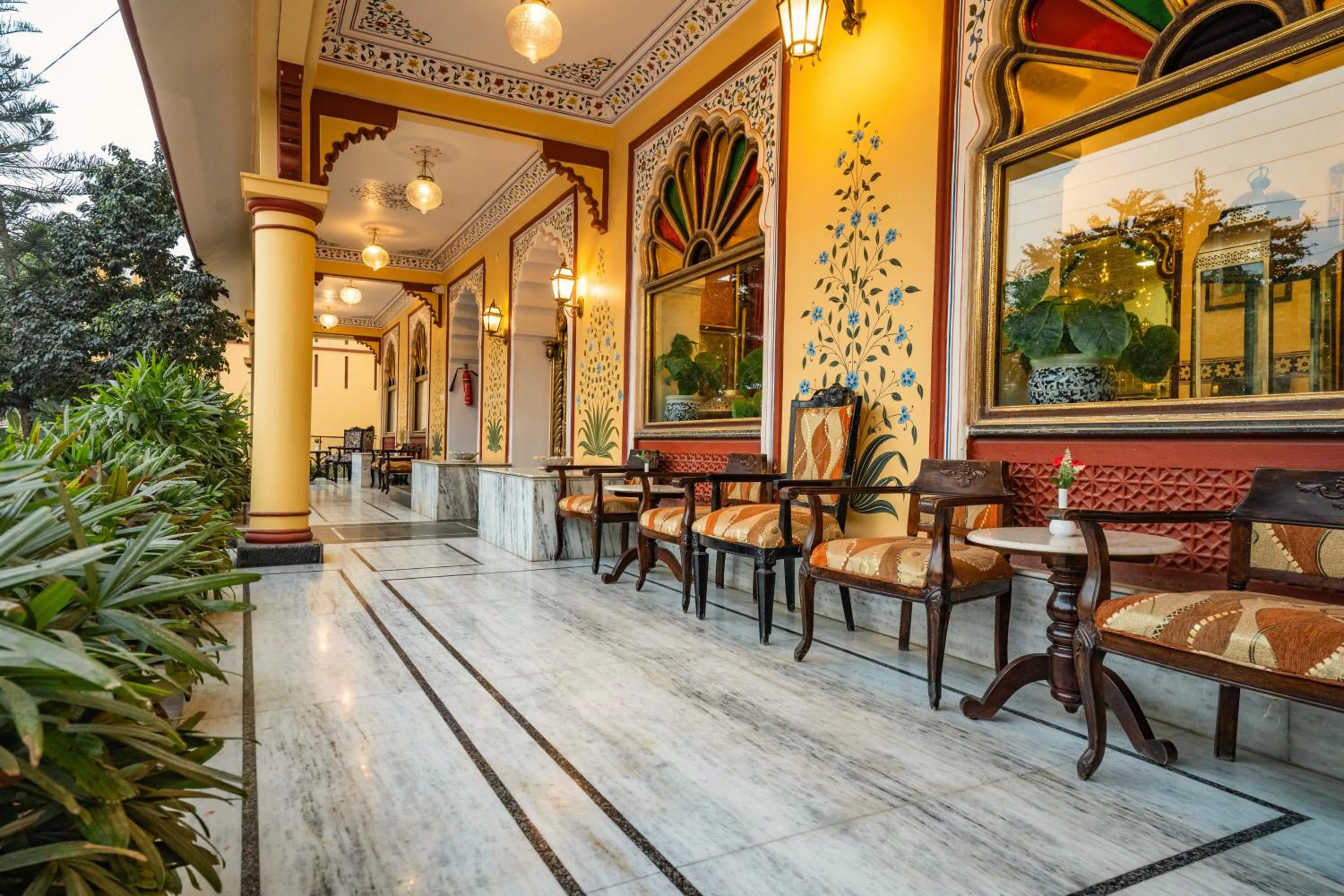 Seating area in Umaid Residency - A Regal Heritage Home