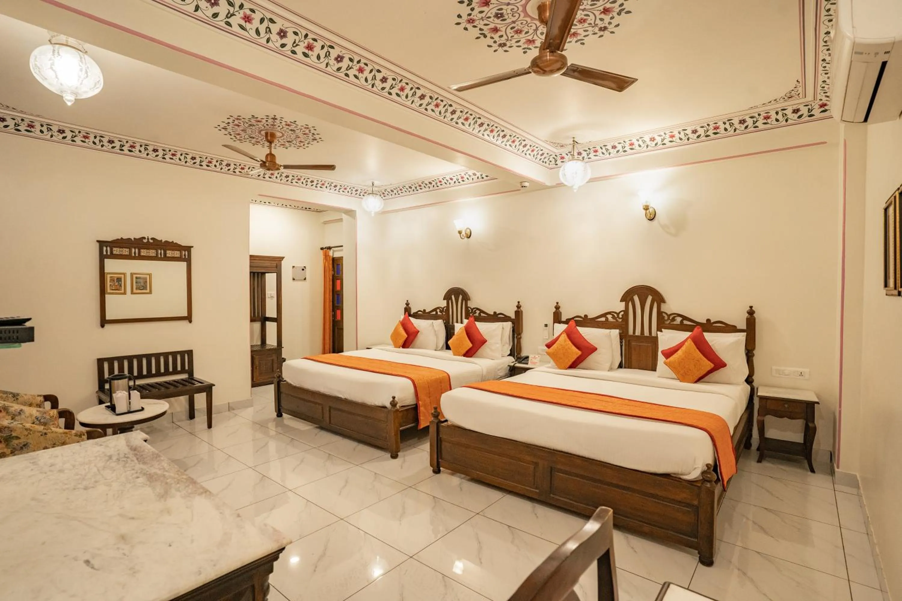 Bed in Umaid Residency - A Regal Heritage Home