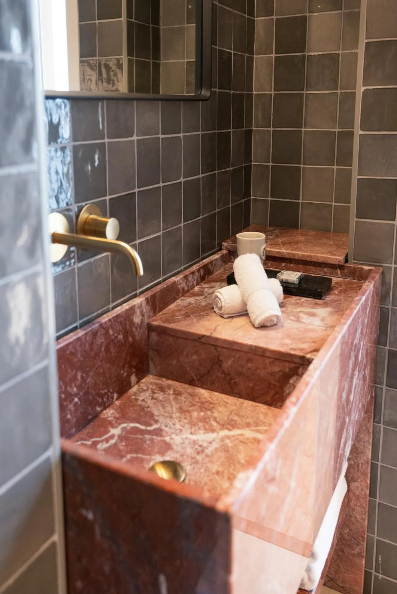 Bathroom in Hôtel Le Mosaïque