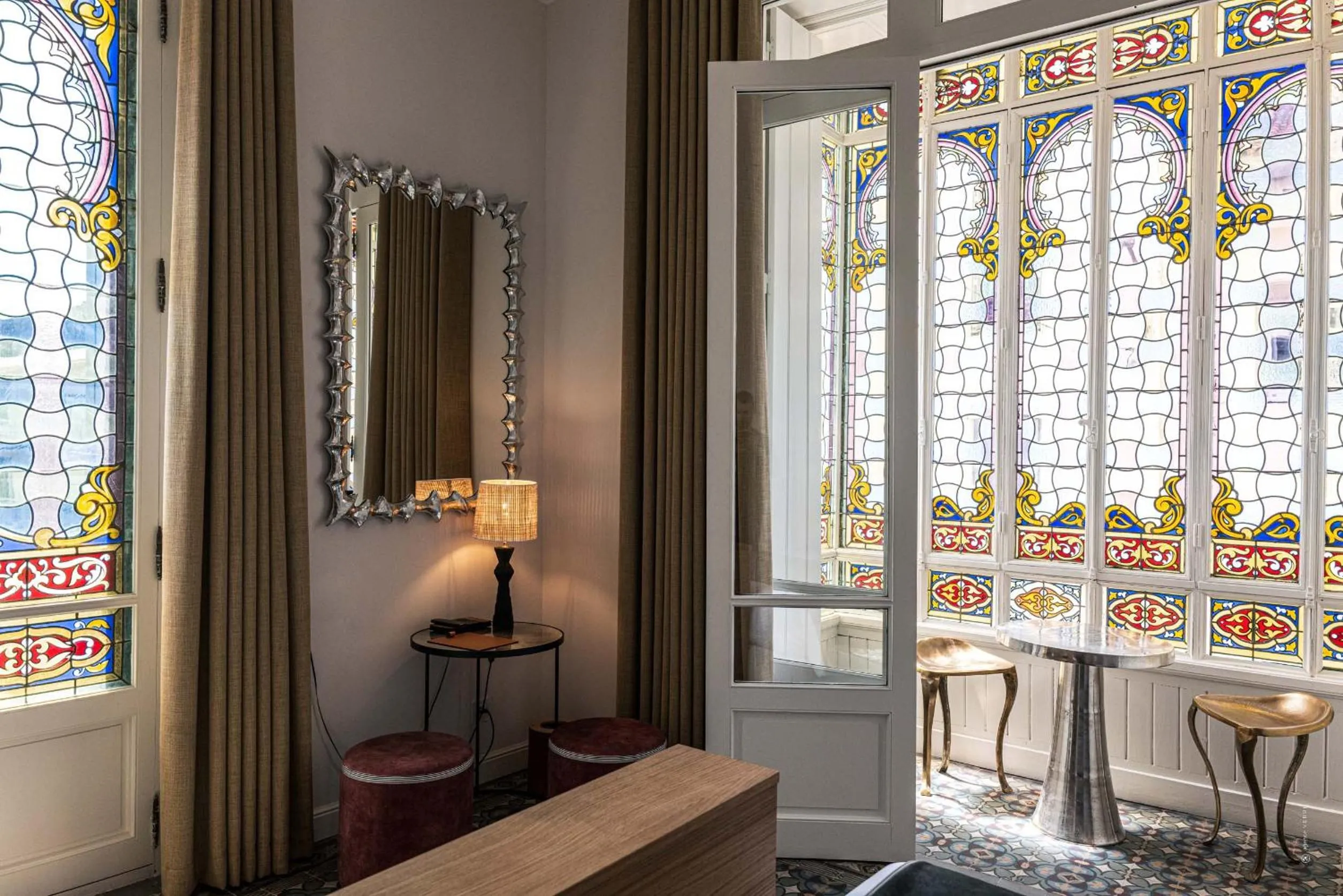 Decorative detail in Hôtel Le Mosaïque