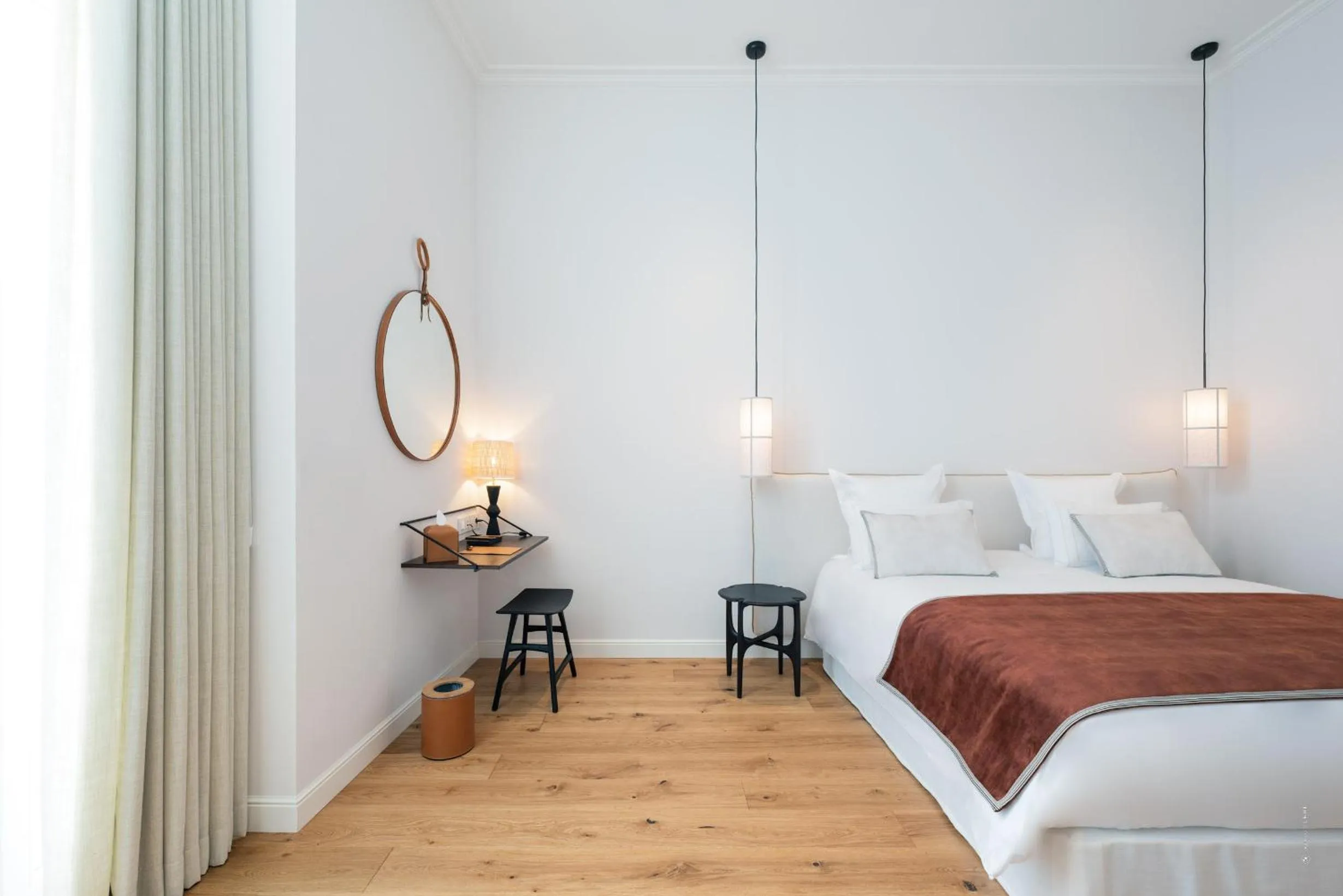 Bed in Hôtel Le Mosaïque