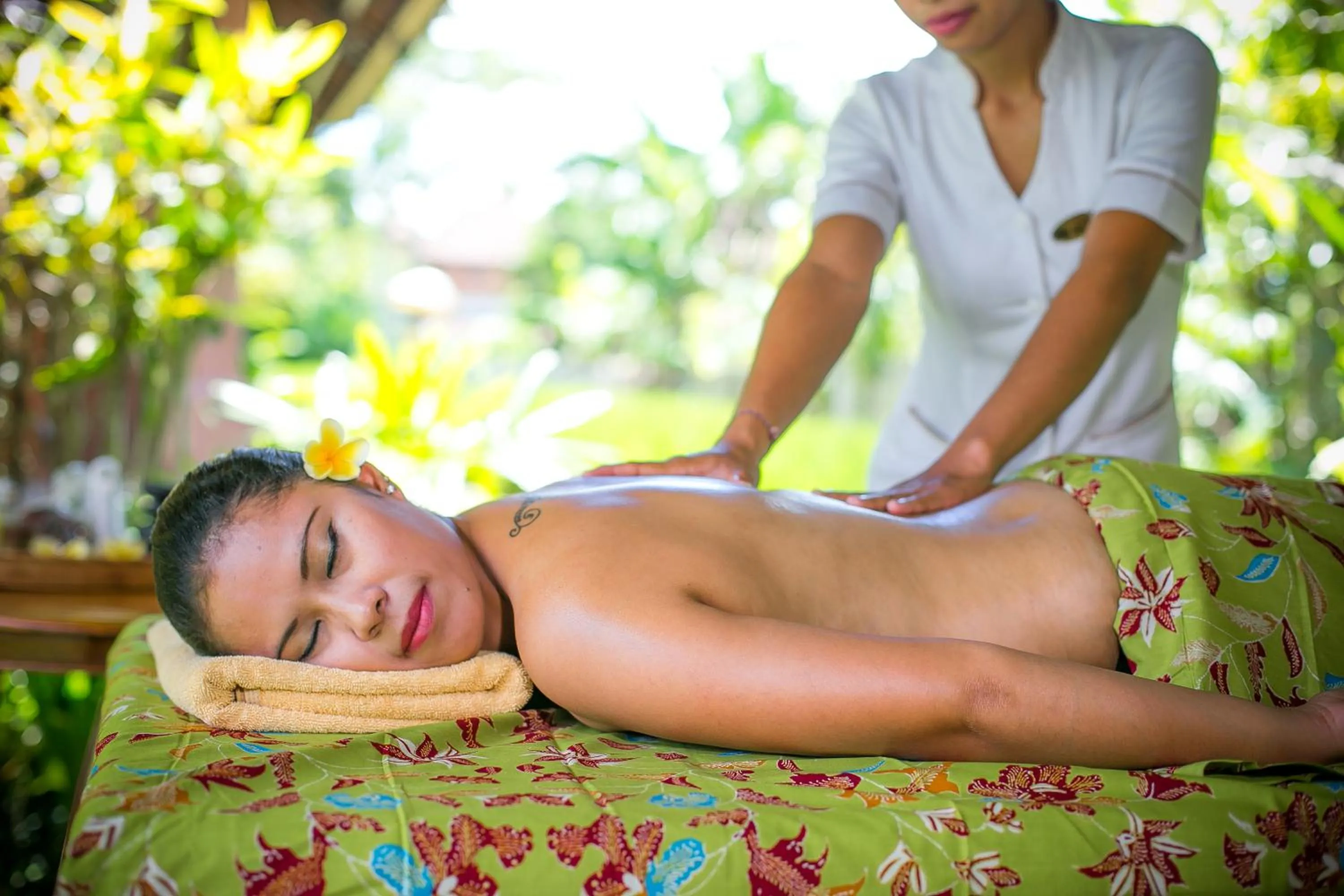Massage in Saren Indah Hotel