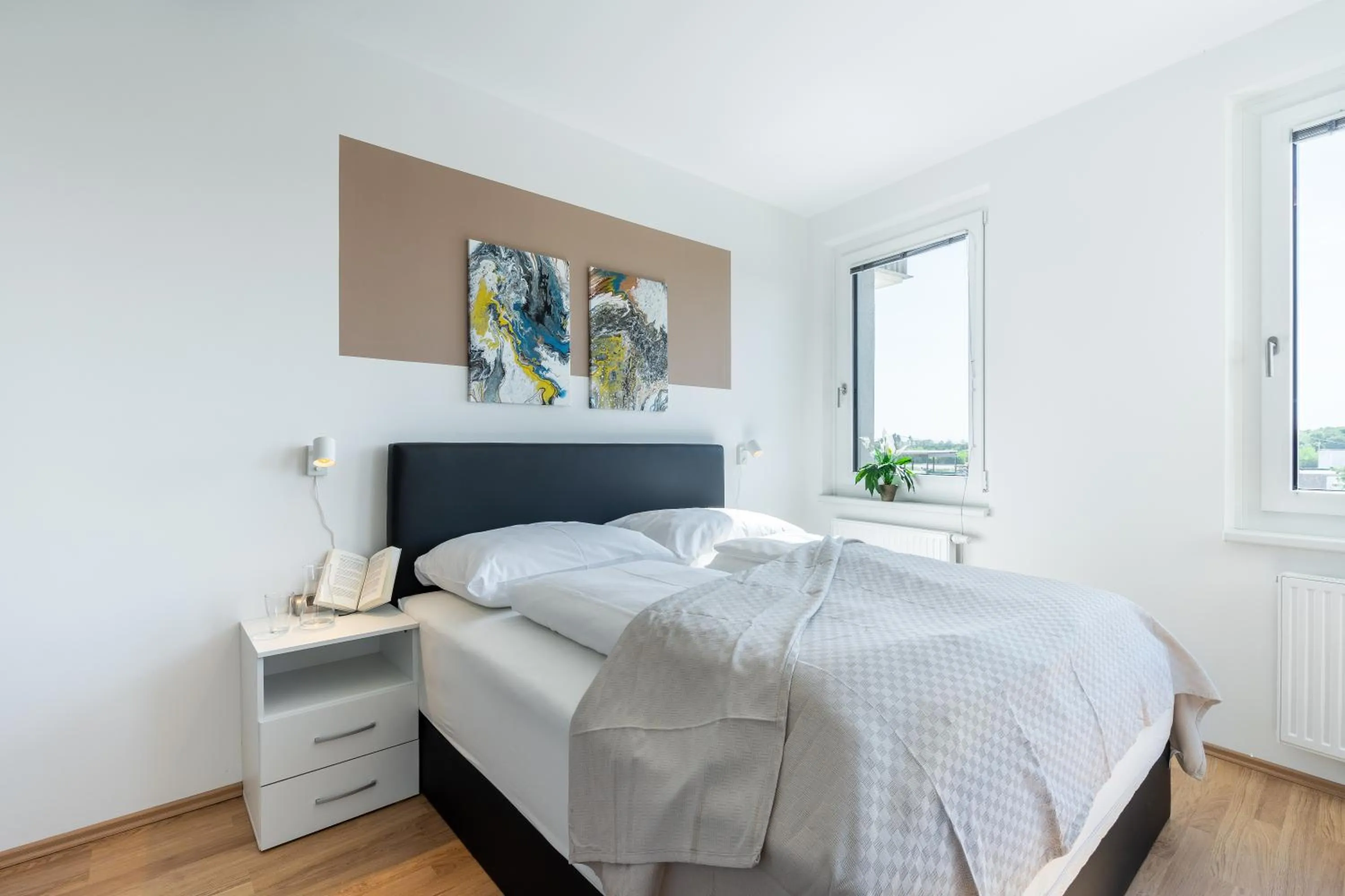 Bed in FeelGood Apartments LakeLiving inklusive Garagenplatz