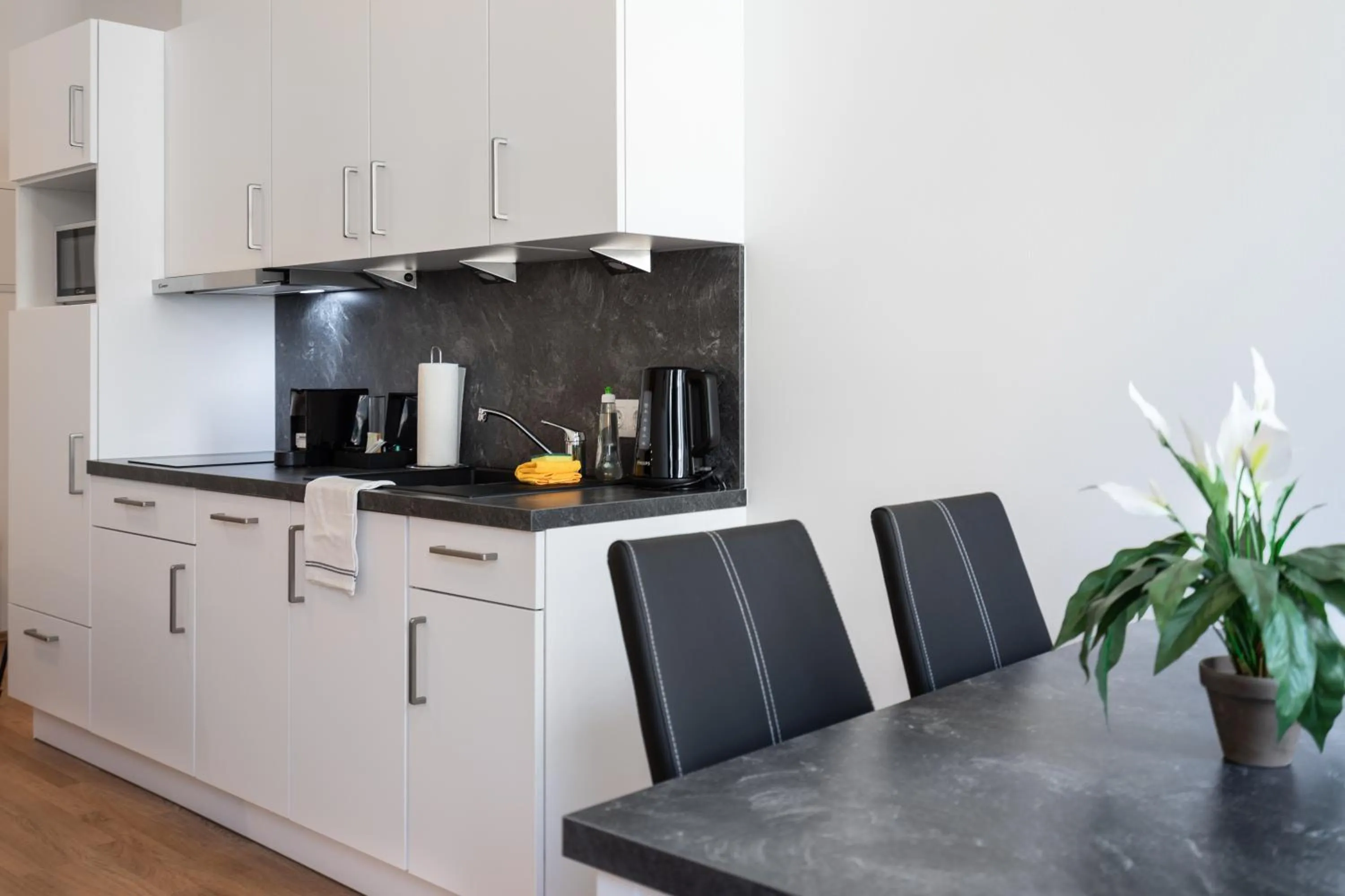 Coffee/tea facilities in FeelGood Apartments LakeLiving inklusive Garagenplatz