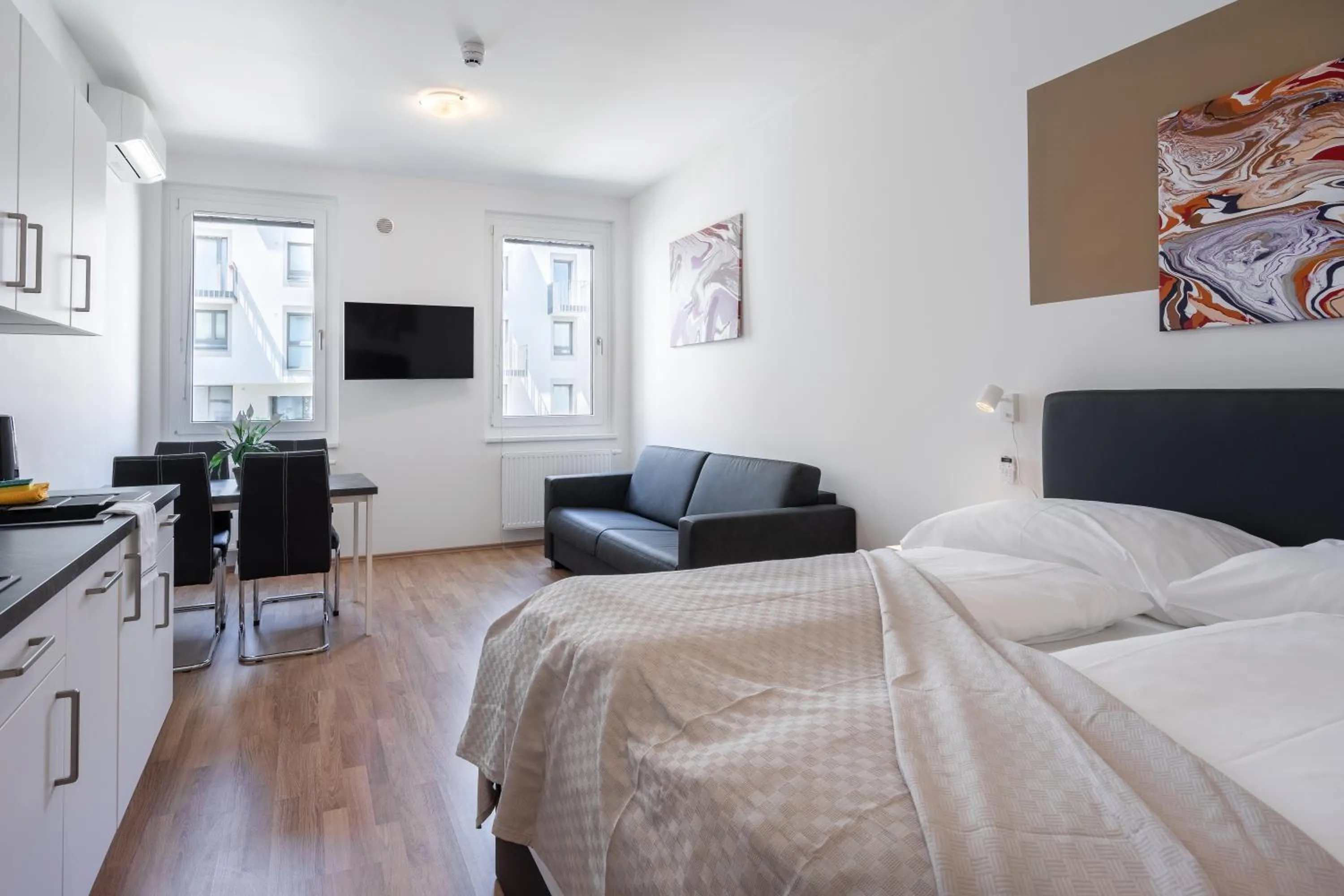 Bed in FeelGood Apartments LakeLiving inklusive Garagenplatz