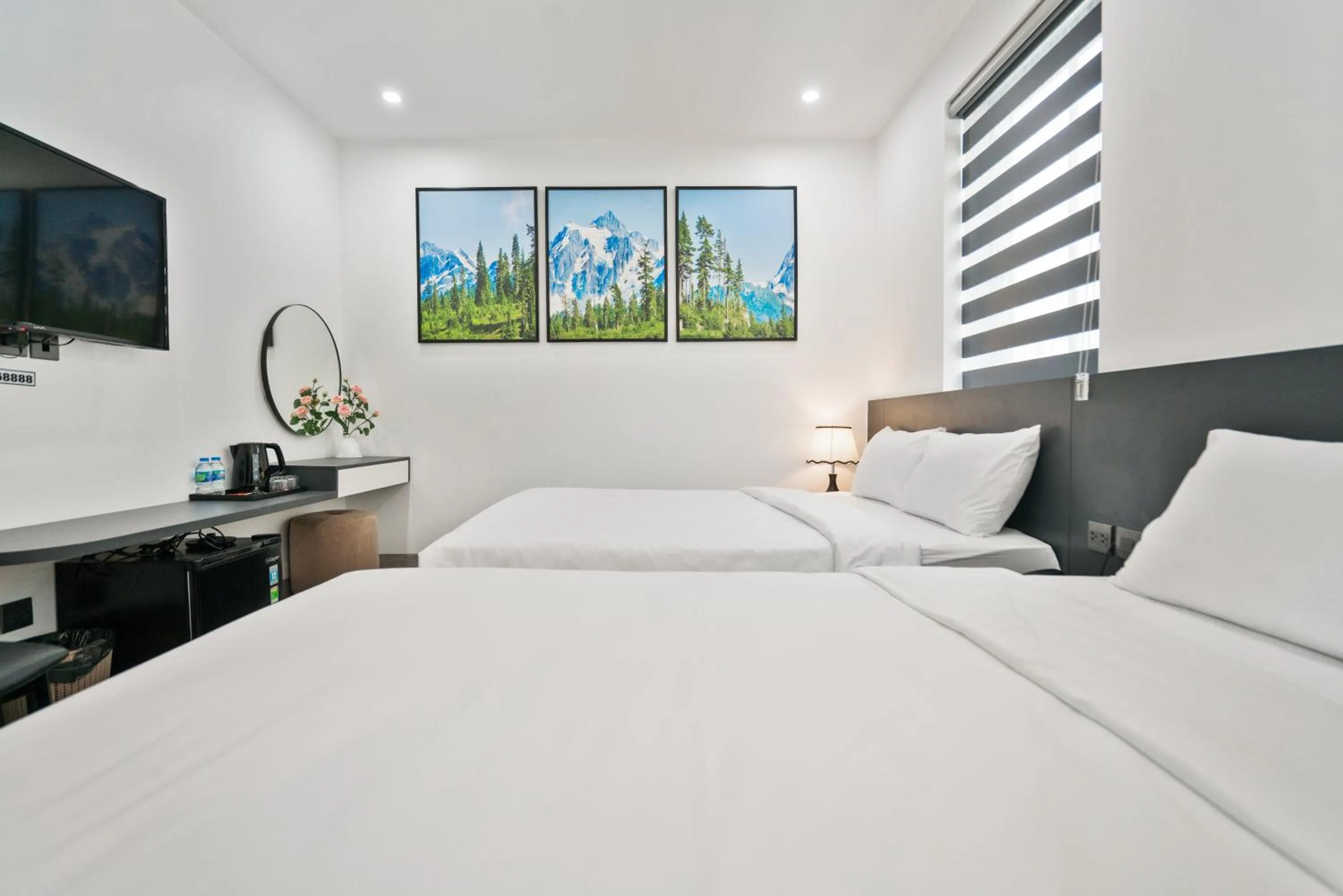 Photo of the whole room, Bed in The Enchanted Ha Long Hotel