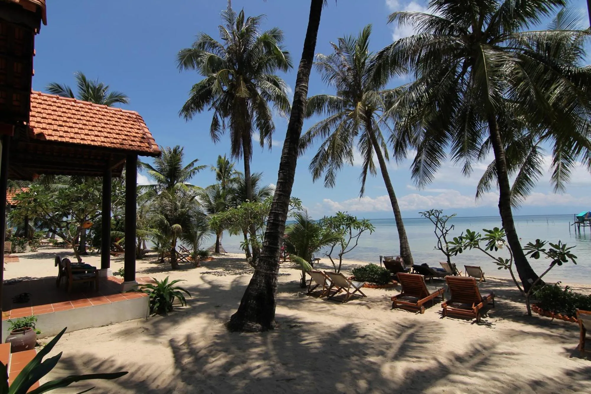 Patio in Peppercorn Beach Resort