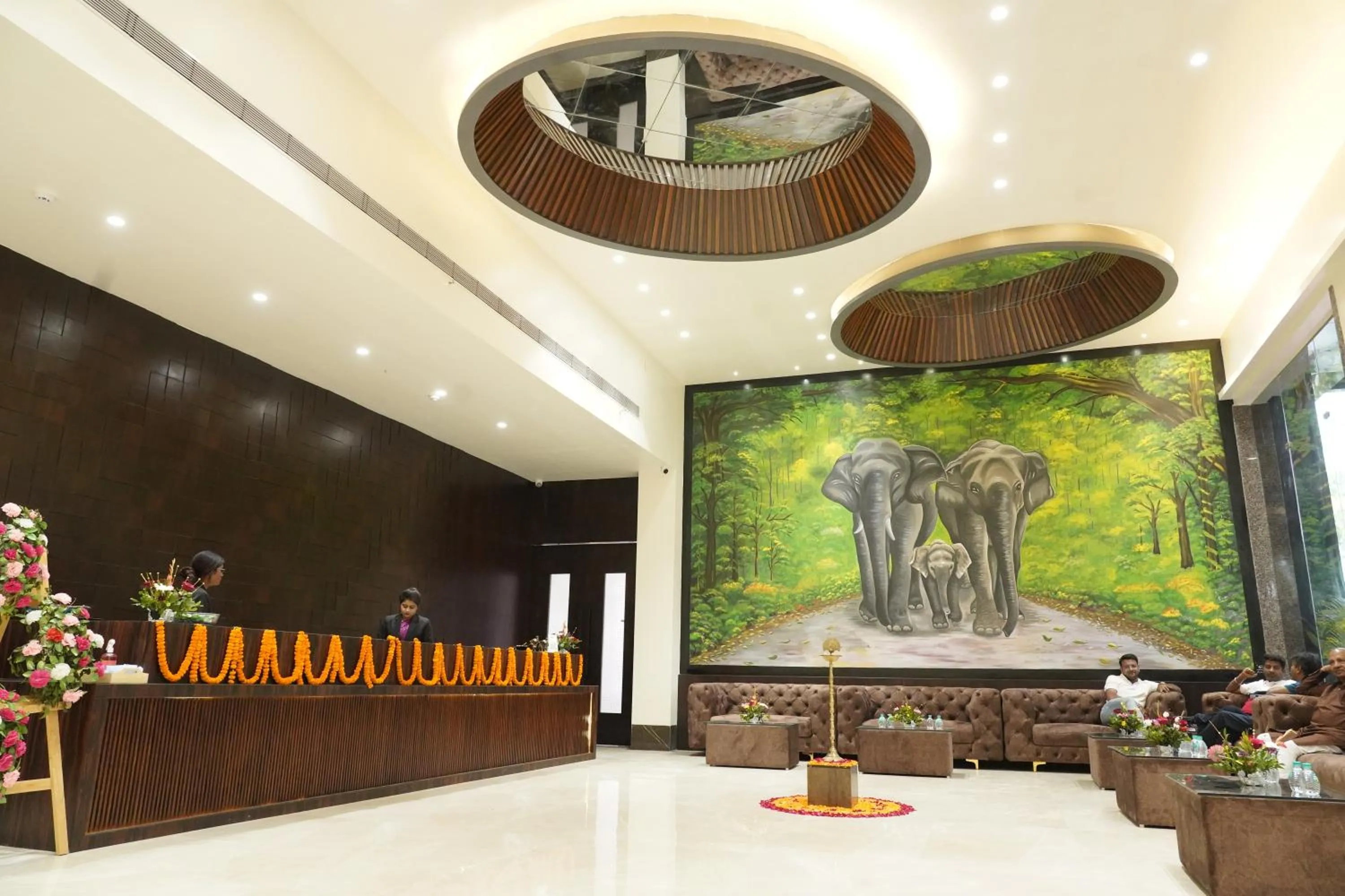 Lobby or reception in HOTEL MAKHAN VIHAR