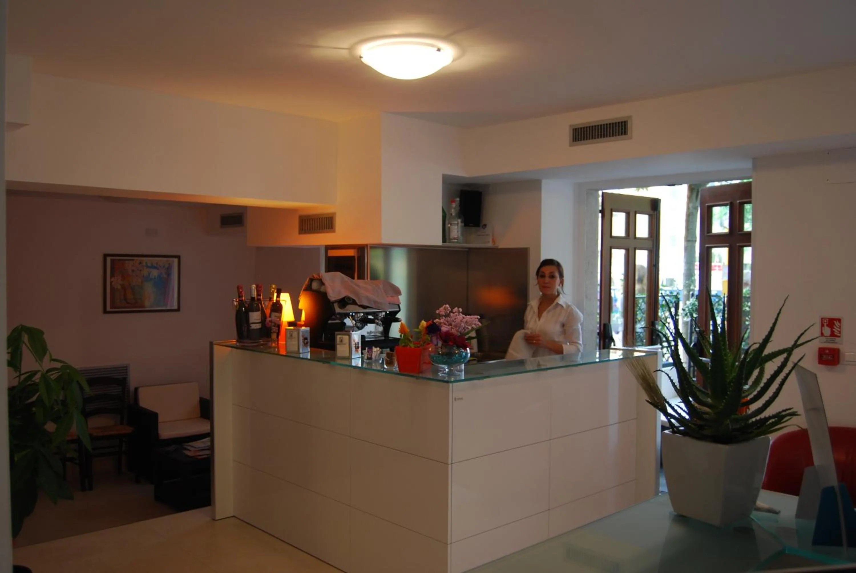 Lobby or reception in Hotel Alla città di Trieste