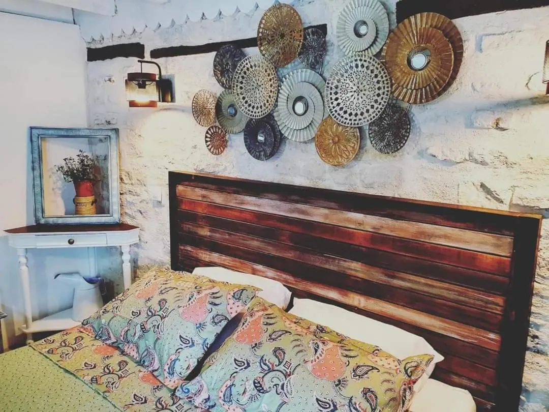 Bed in La Fontenelle Chambres d'Hôtes