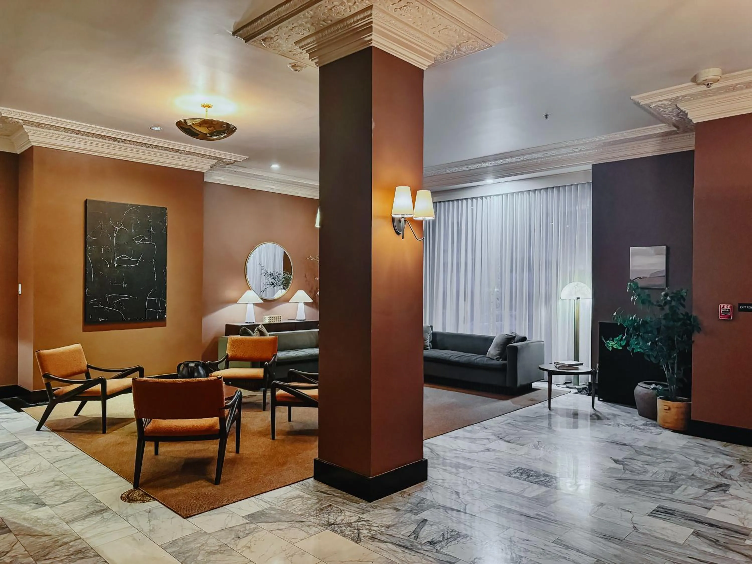 Lobby or reception in FOUND Hotel Carlton, Nob Hill