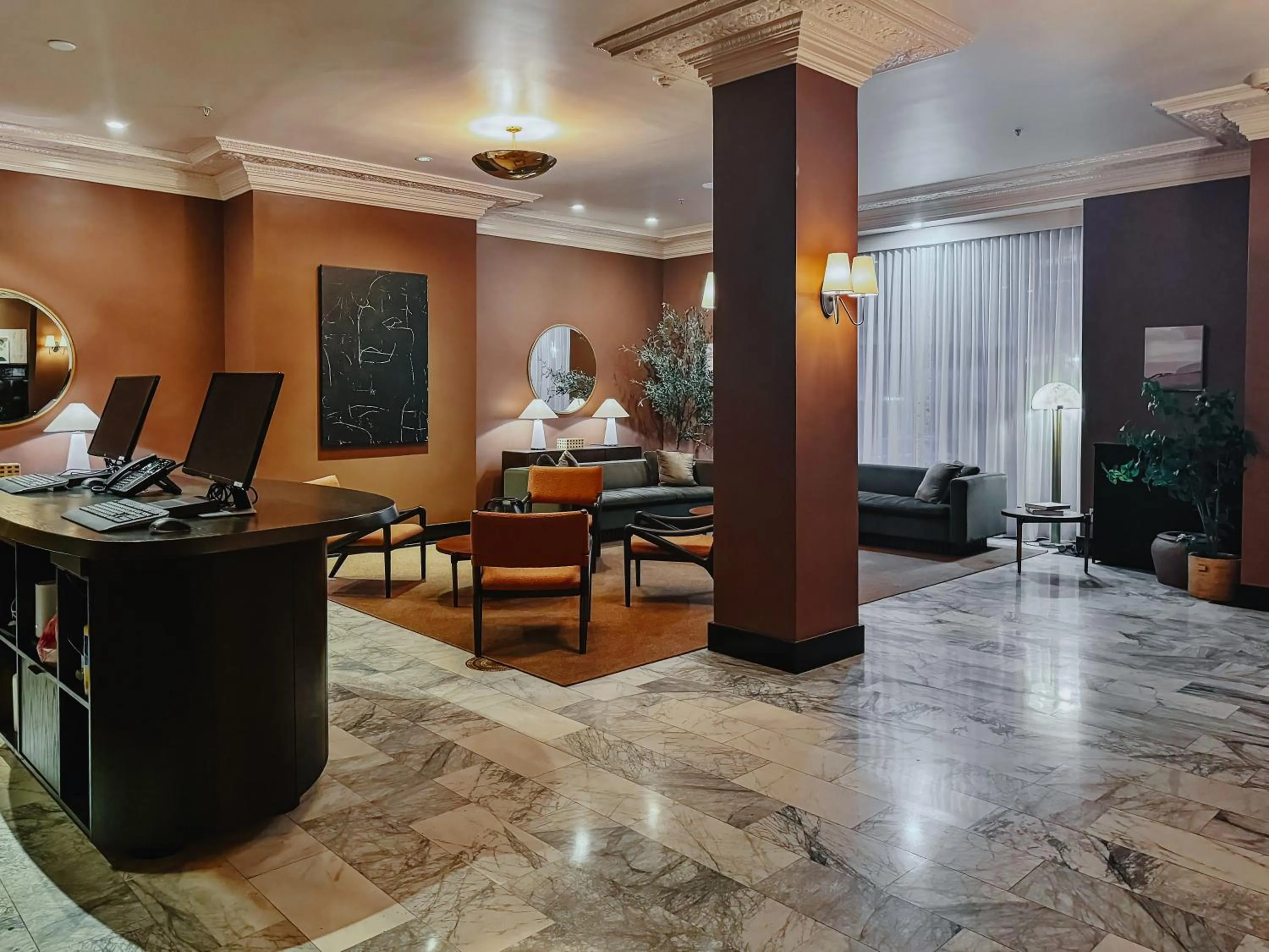 Lobby or reception in FOUND Hotel Carlton, Nob Hill