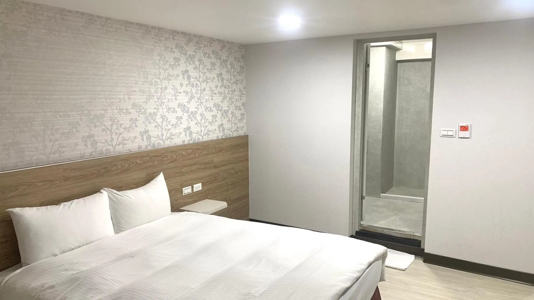 Bed in 嵐茵鐵道旅館