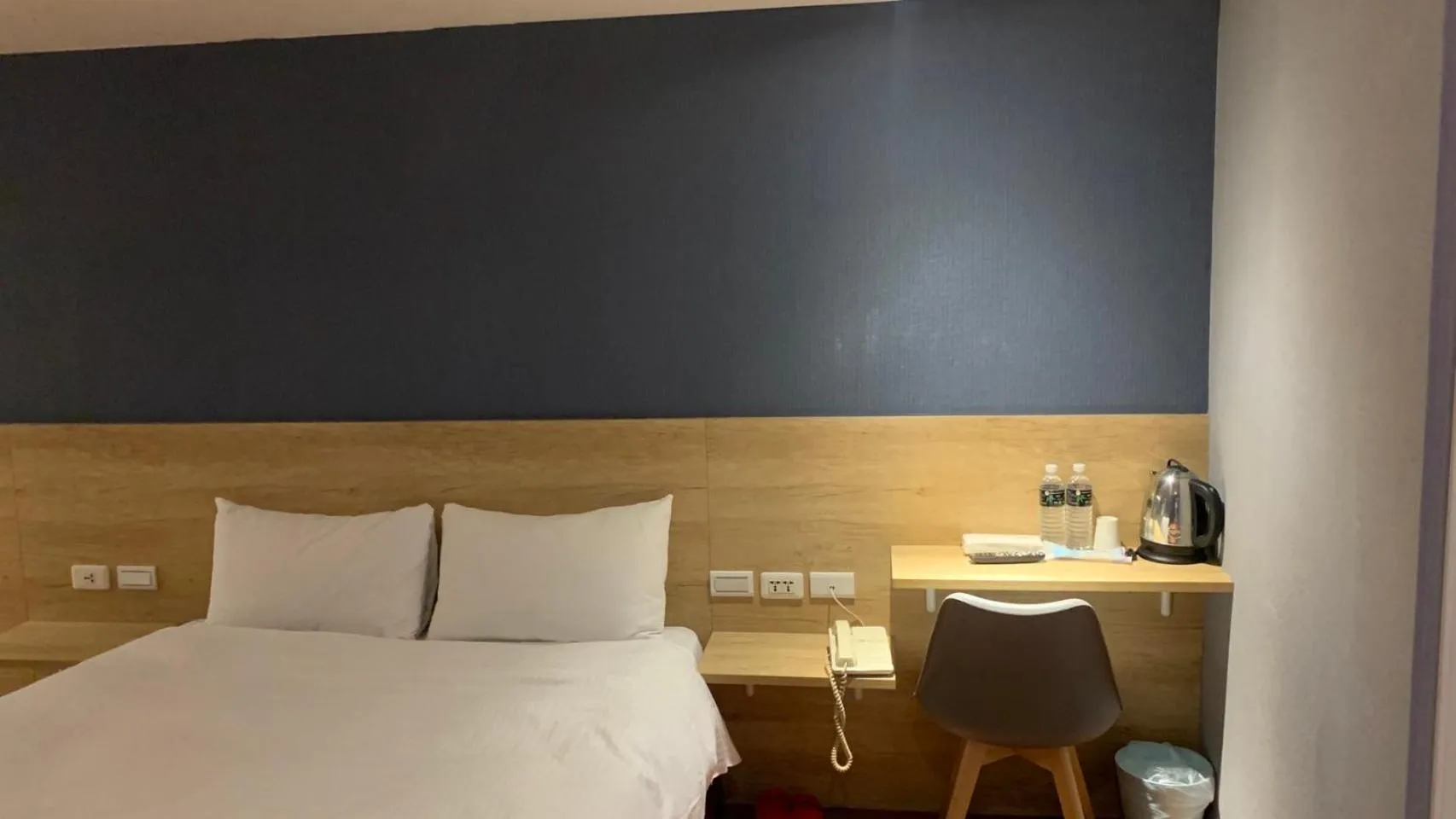 Bed in 嵐茵鐵道旅館