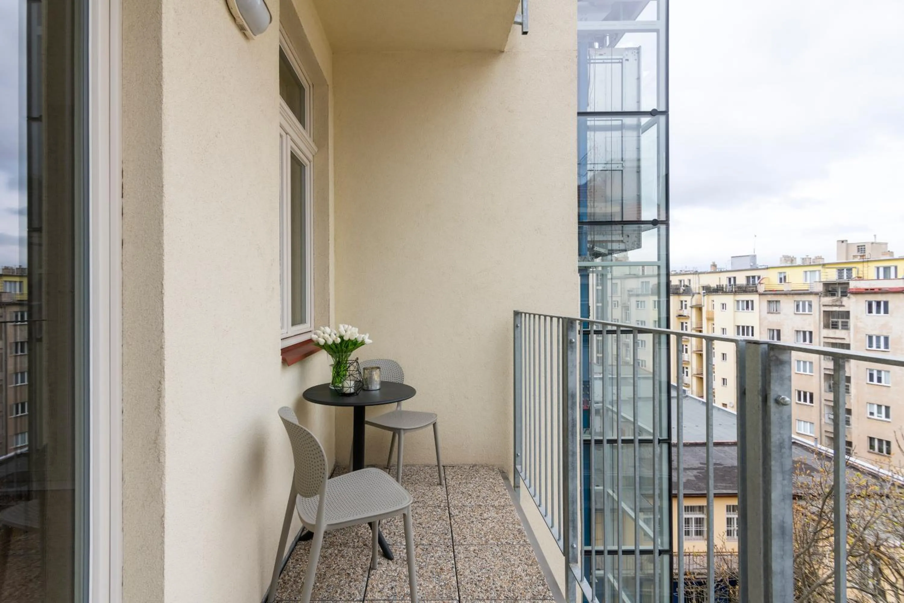 Balcony/Terrace in Prague Tales Boutique Residence by Dwellfort