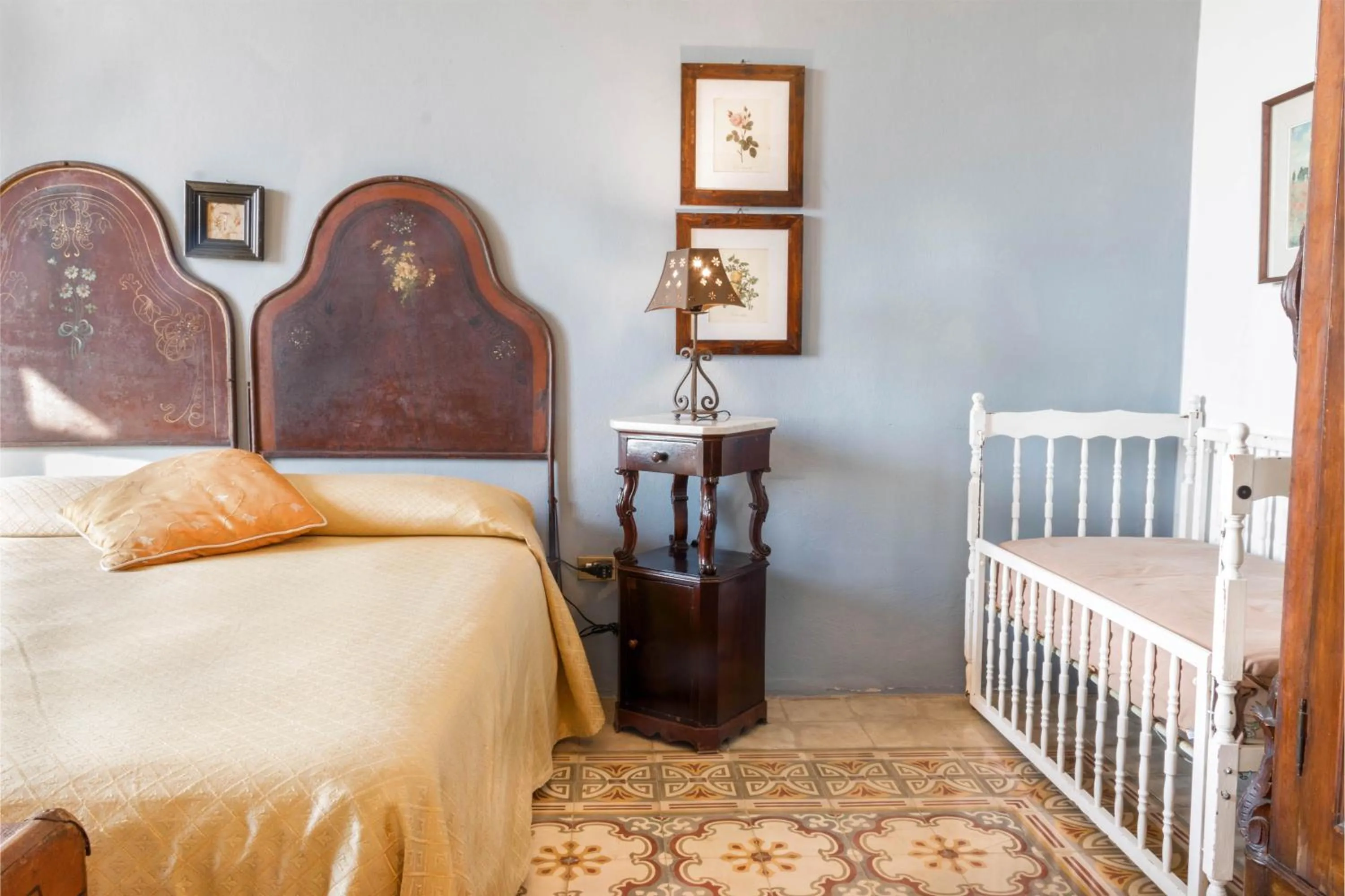 Bedroom, Bed in Baglio Spanò - Antiche Dimore di Sicilia