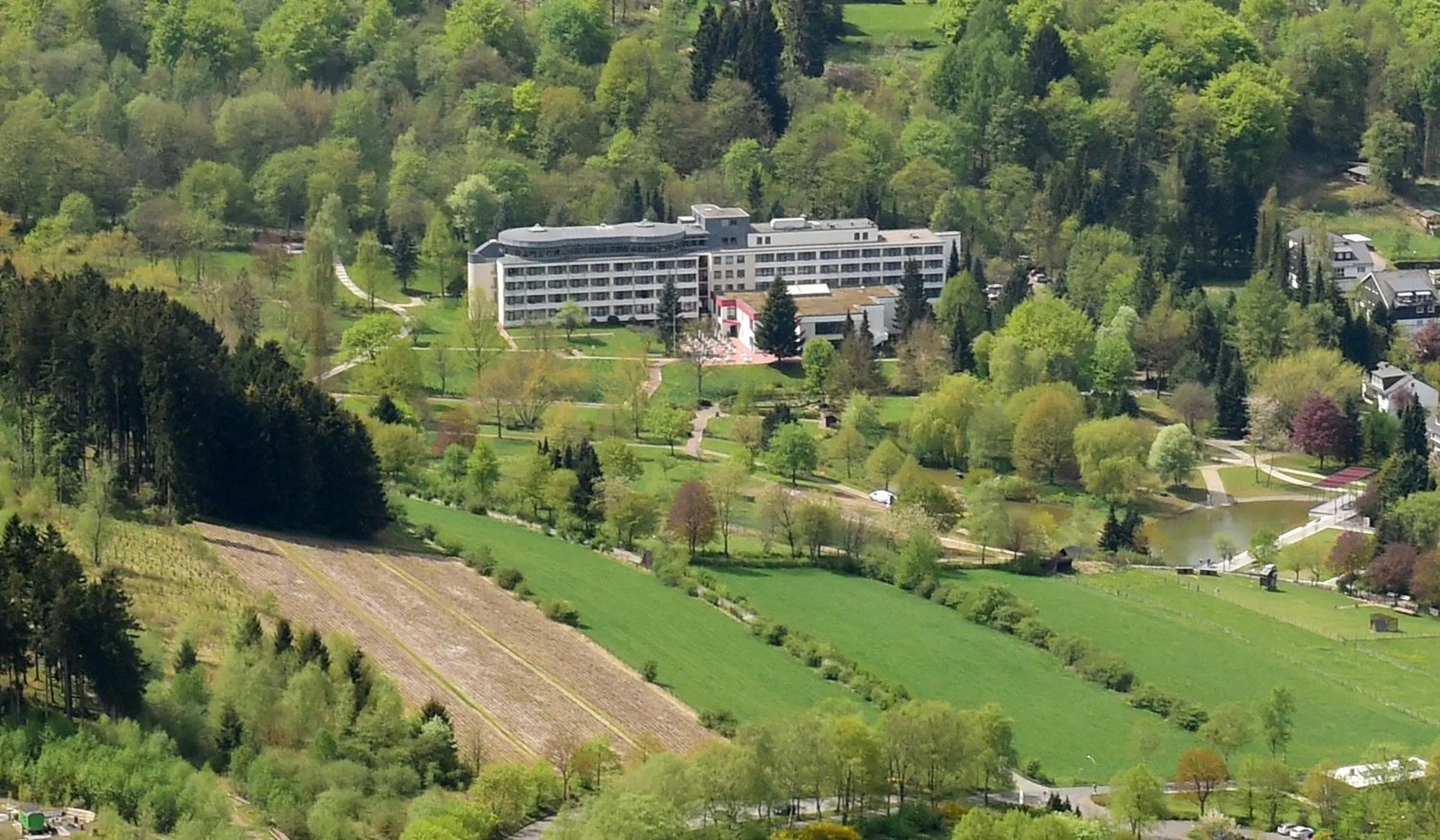 Natural landscape in Hotel Am Kurpark