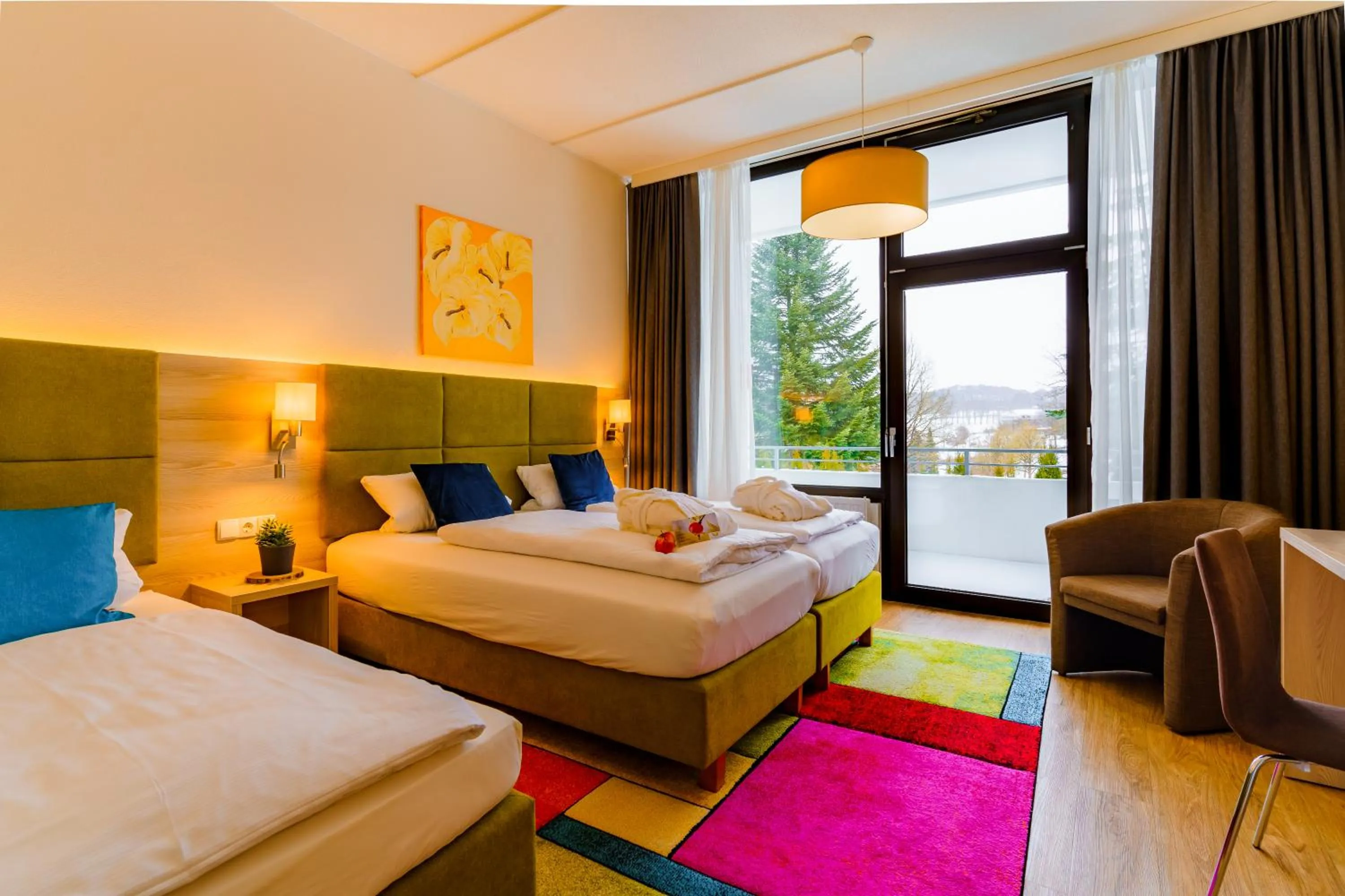 Bedroom in Hotel Am Kurpark