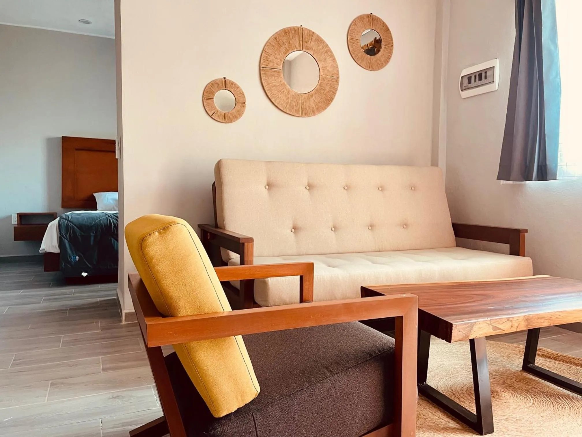 Living room in Hotel Manglar Suites