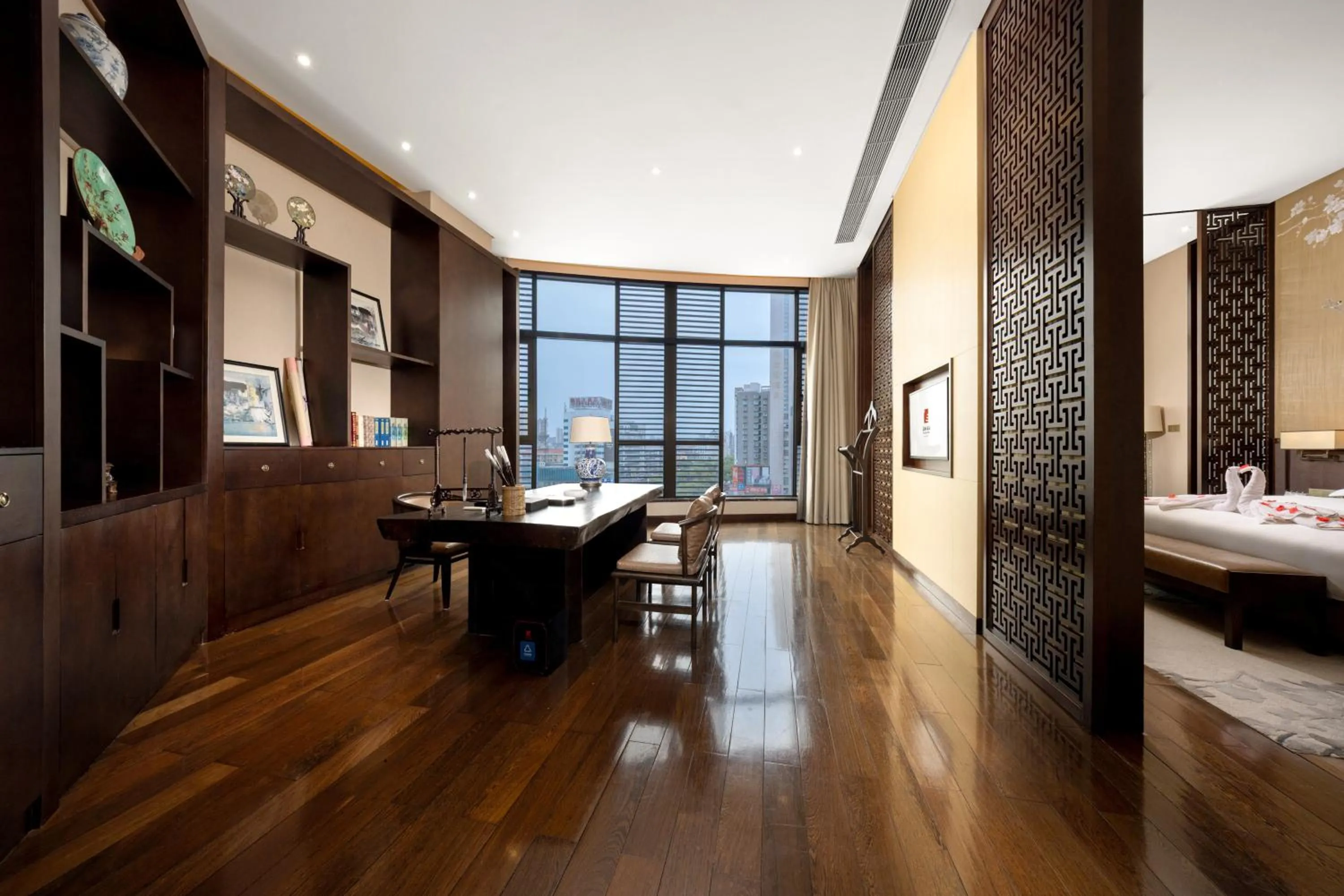 Bed in Yue Yang Hotel