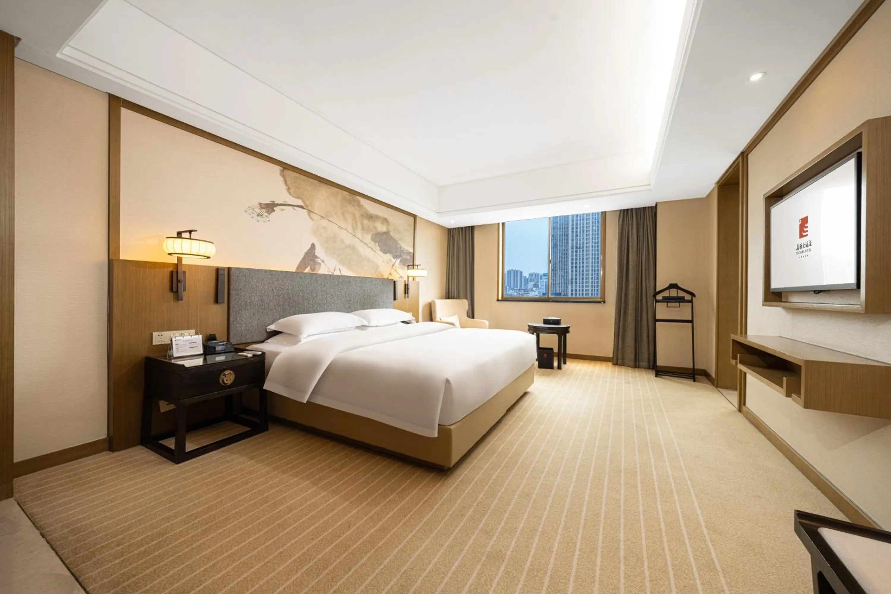 Bed in Yue Yang Hotel