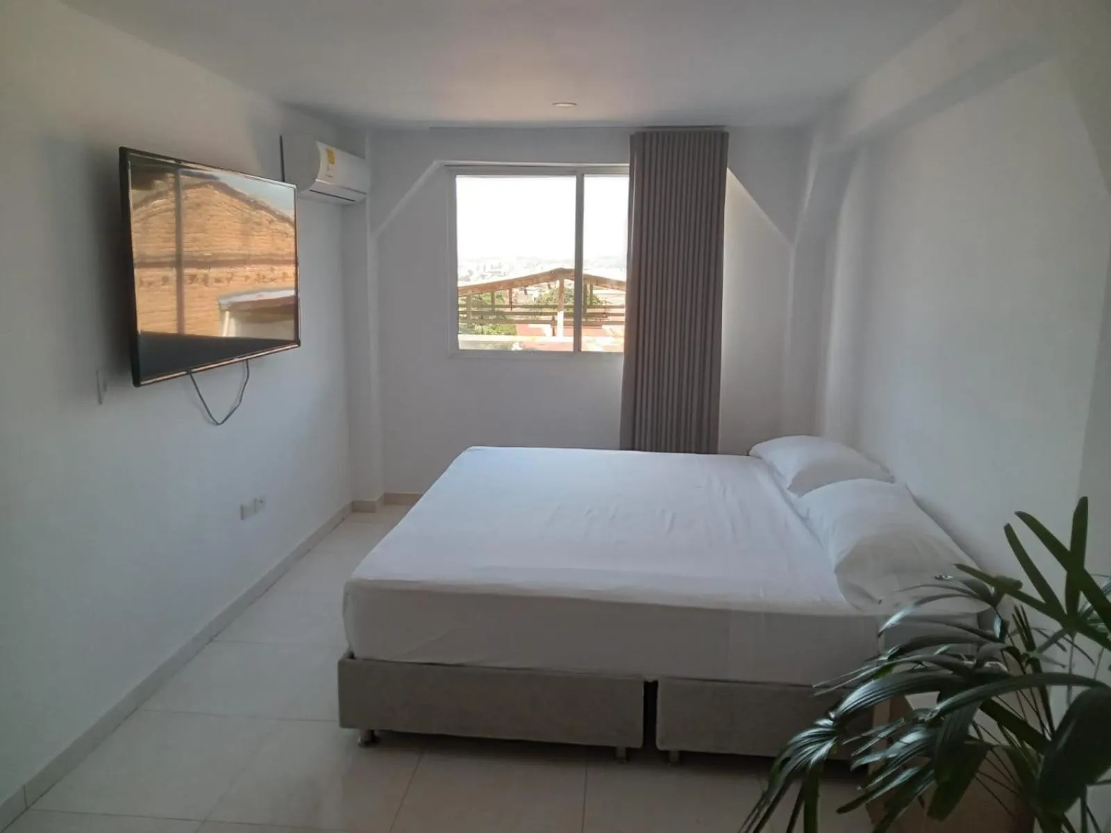 Bed in Hotel Terraza San Antonio